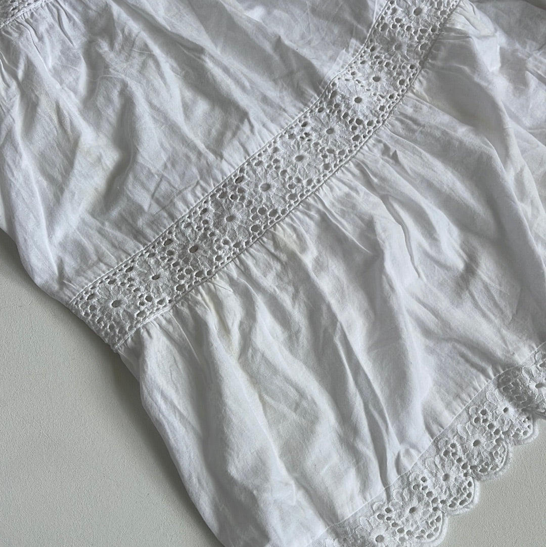 White boho maxi skirt - Size S