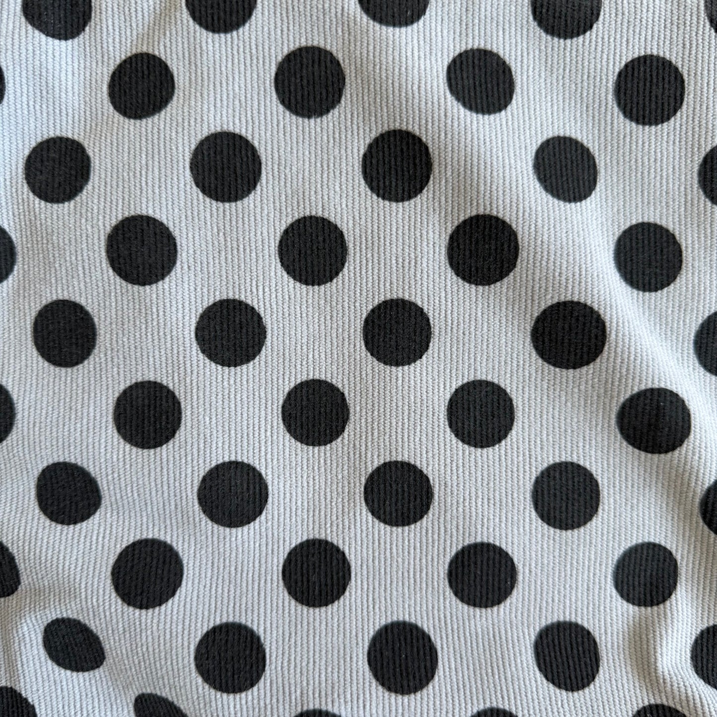 Blue polka dot tote bag