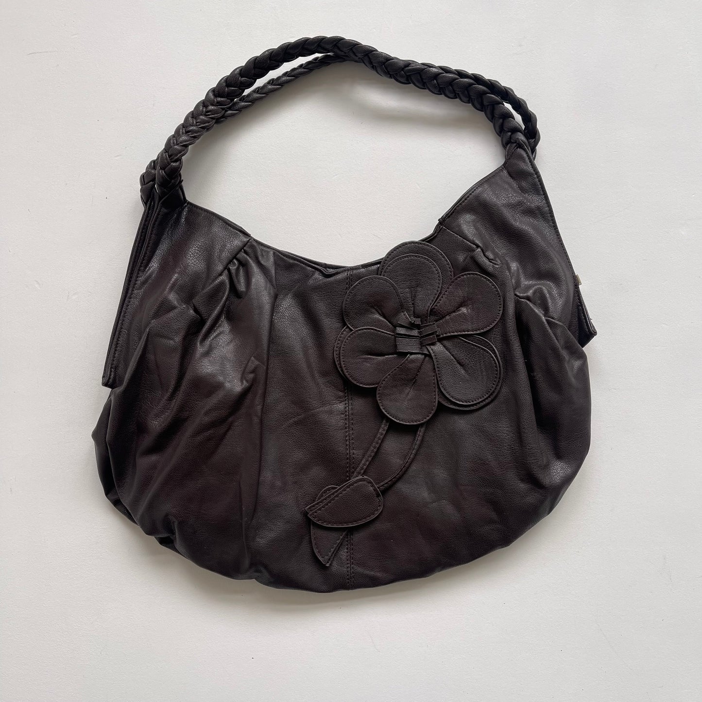 Brown flower bag