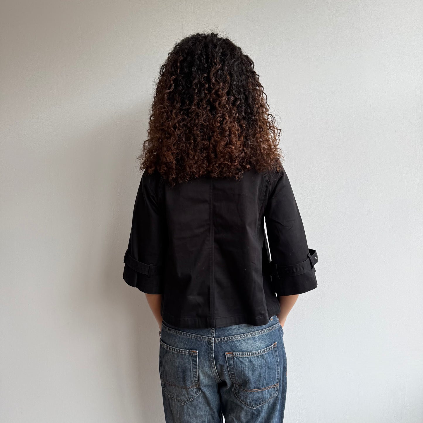 Back buckle sleeve trench - Size S/M