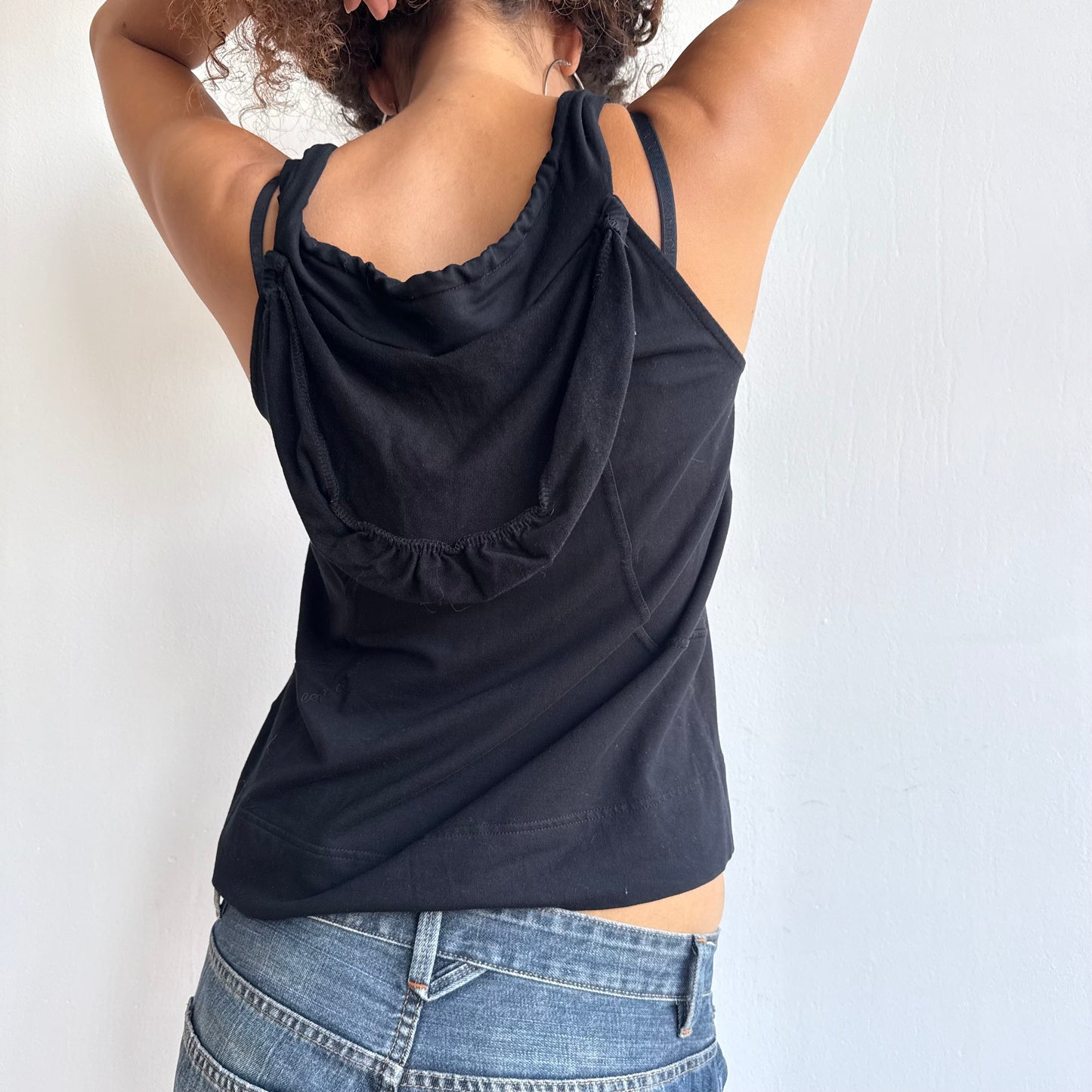 Cop Copine black hood top - Size S