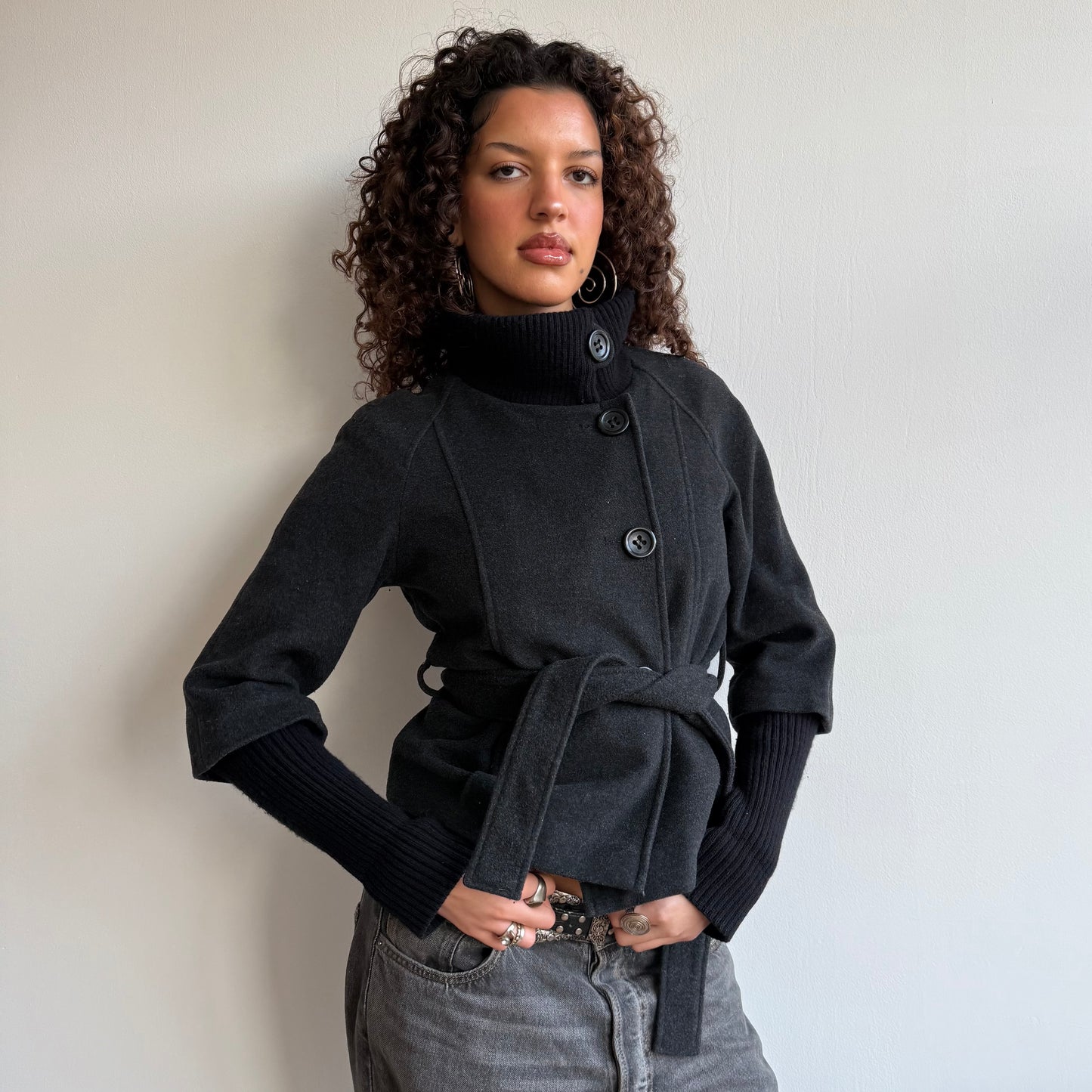 Bi-material jacket - Size S
