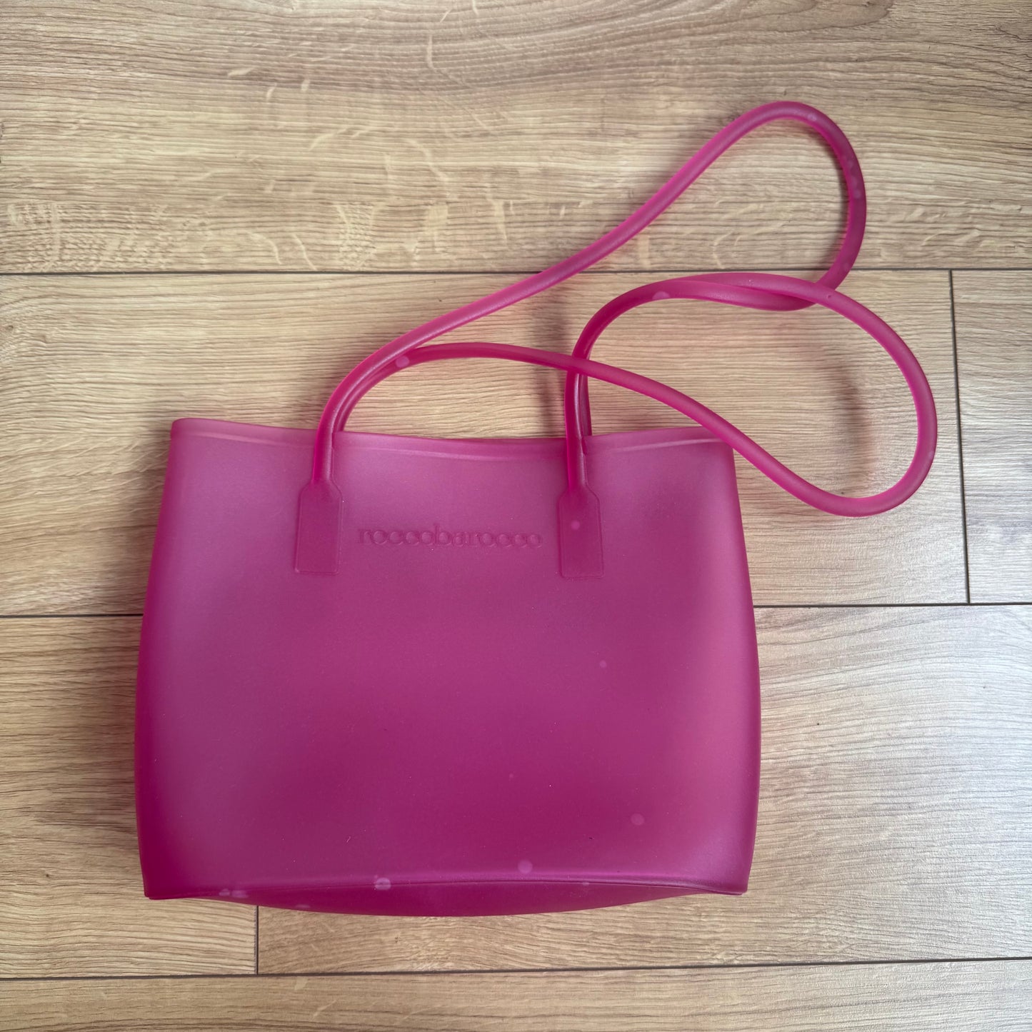 Hot pink jelly bag - One Size