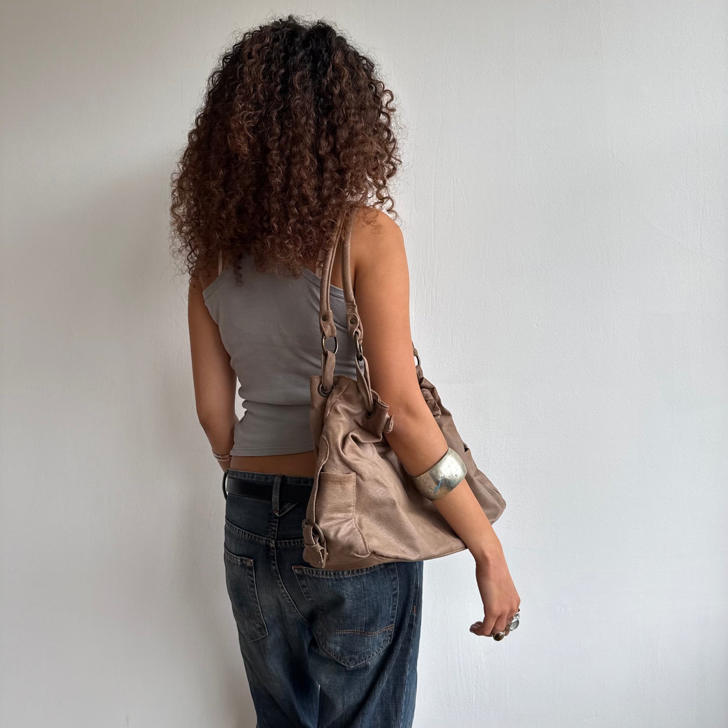 Brown boho bag
