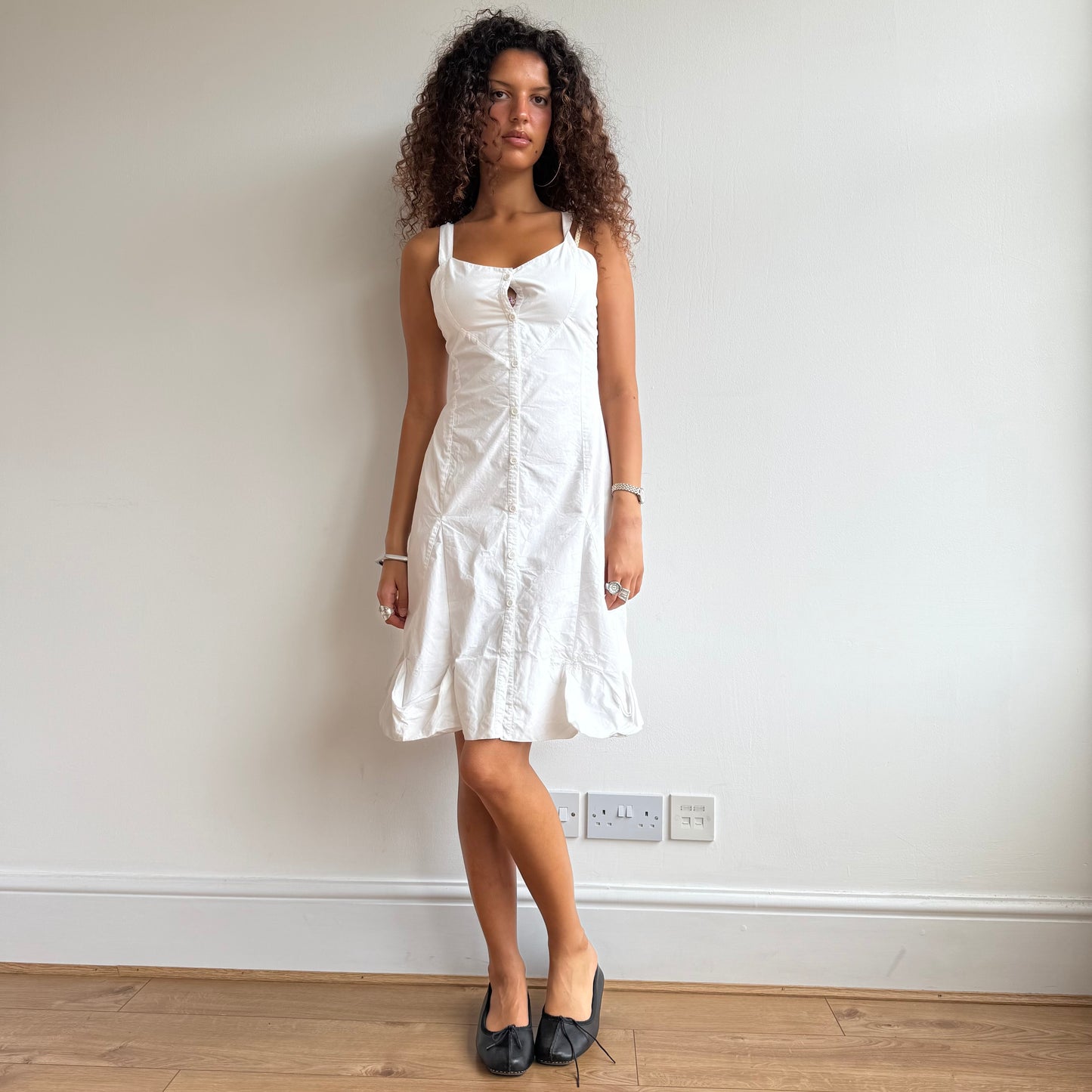 White cargo dress - Size XS