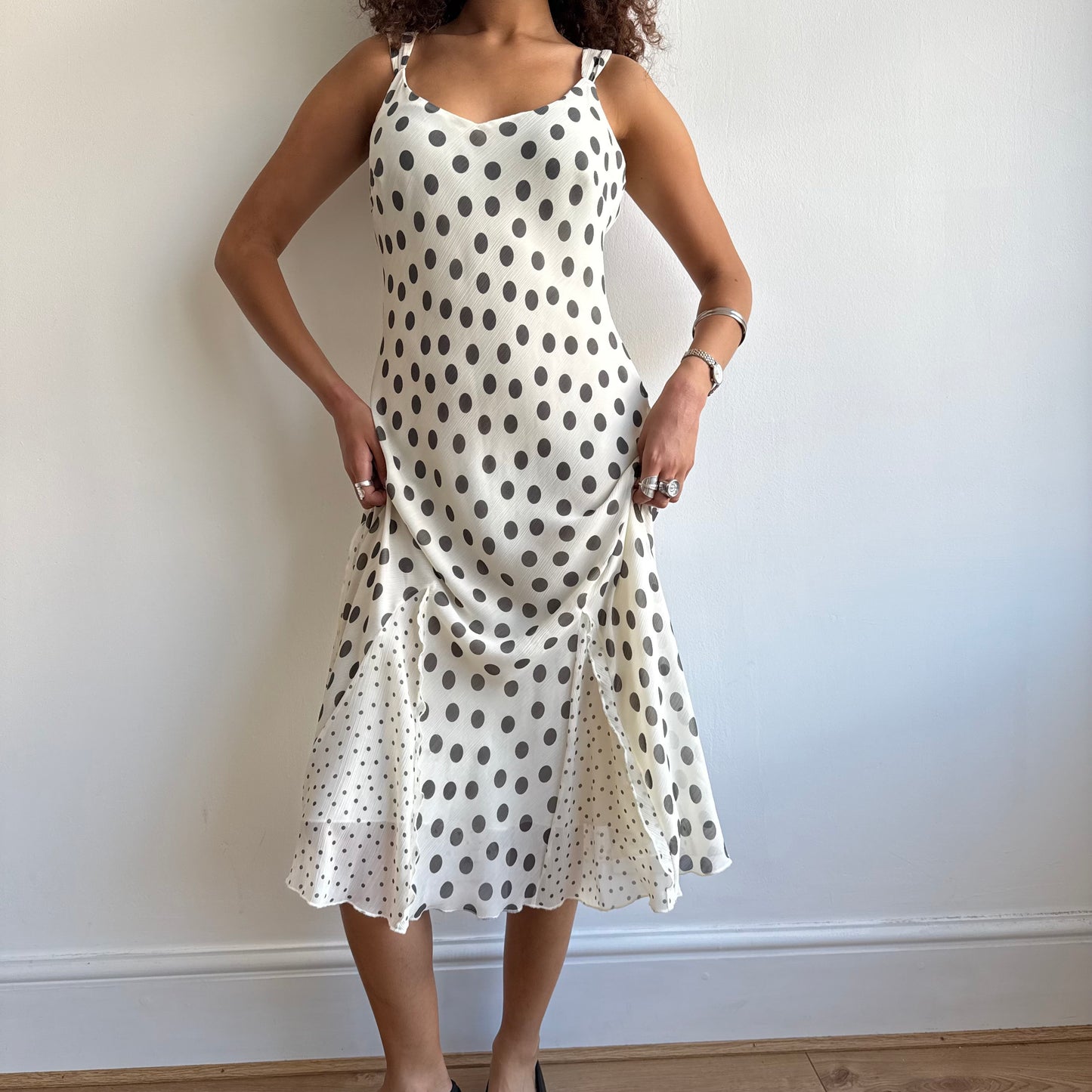 Polka dot maxi dress - Size M/L