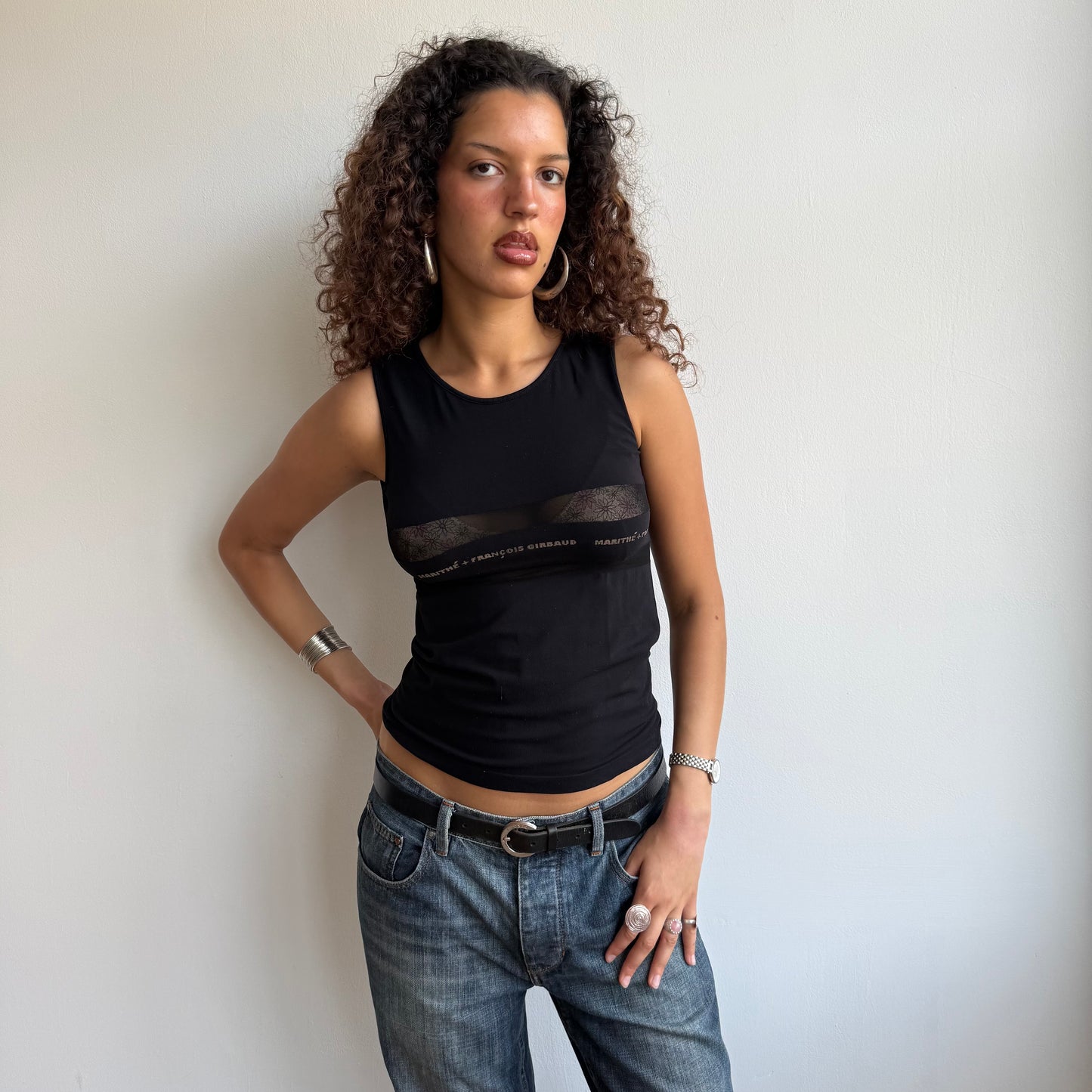 Black MFG mesh top - Size S