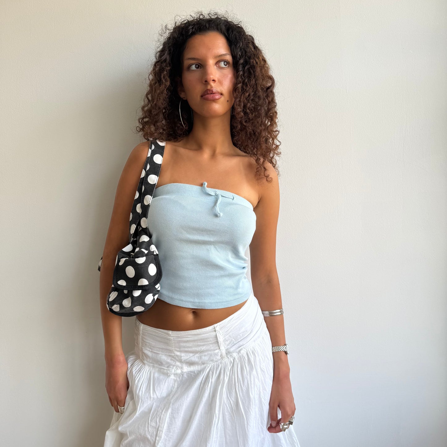 Baby blue bandeau - Size S