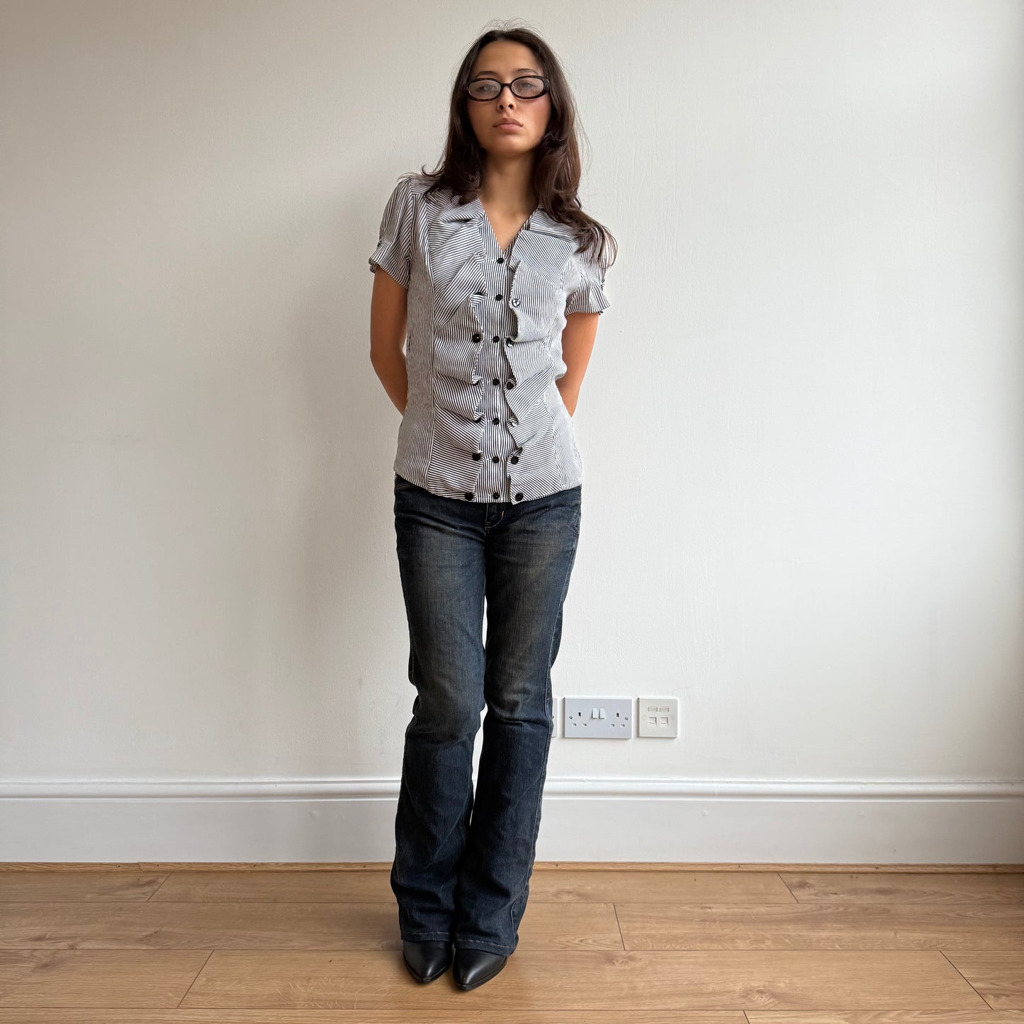 Striped button shirt - Size S