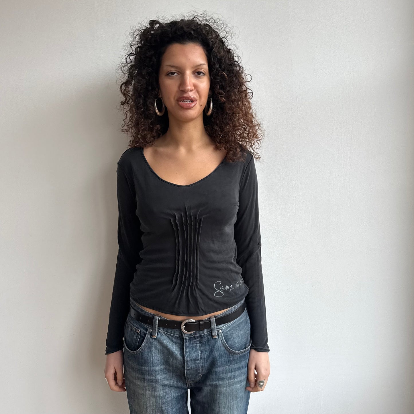 Cop Copine charcoal top - Size S