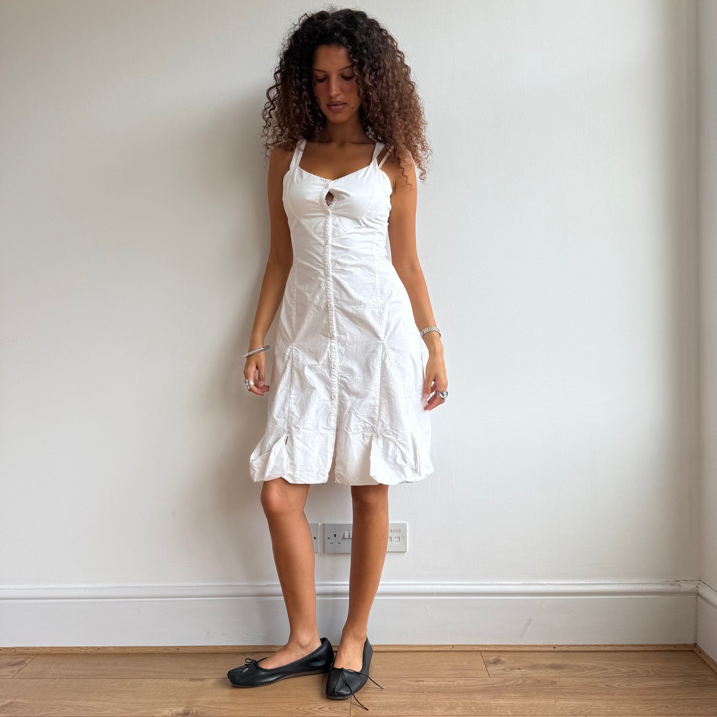 White cargo dress - Size XS