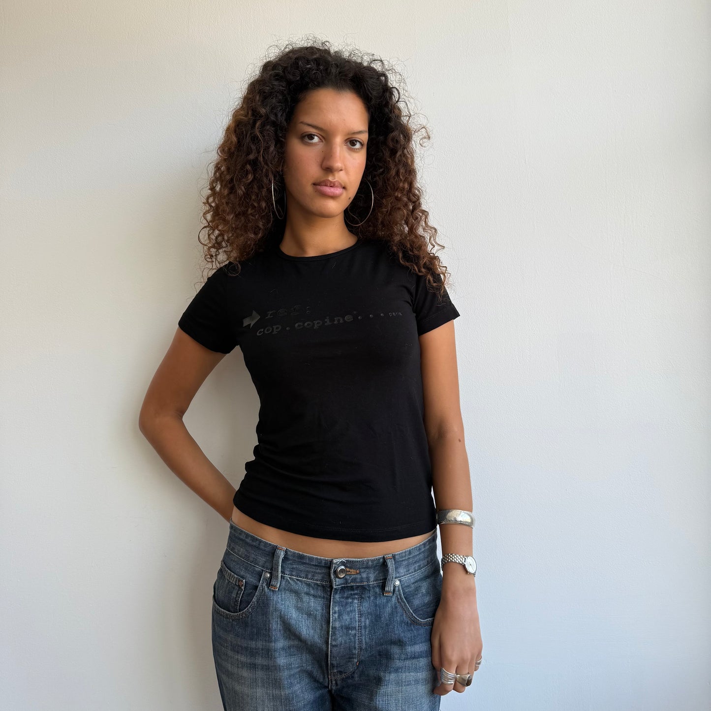Cop Copine baby tee - Size S/M