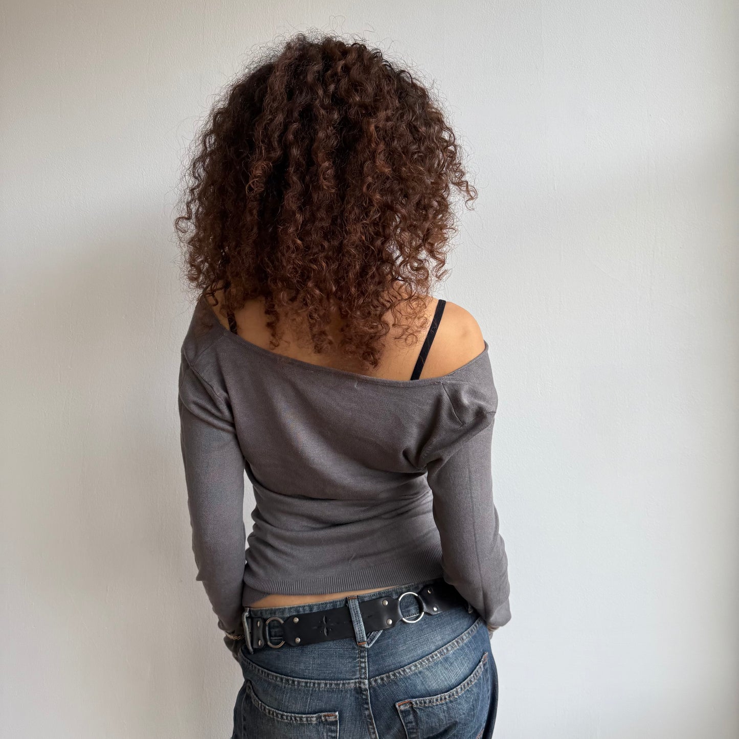 Taupe slouchy knit - Size S