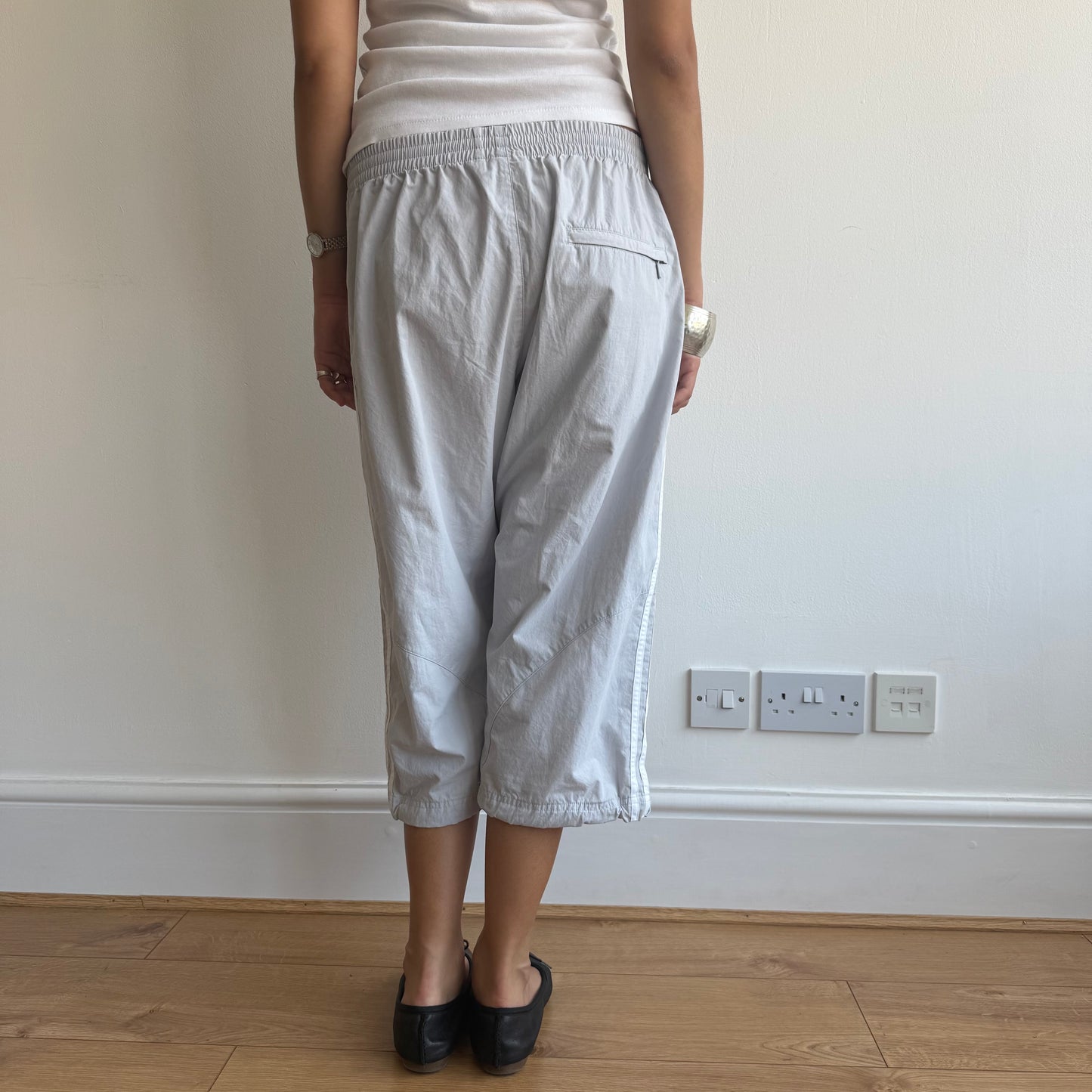 Light grey Adidas capris - Size M