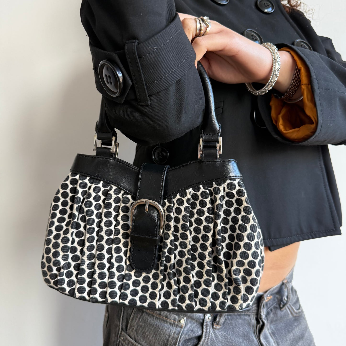 Polka dot mini bag