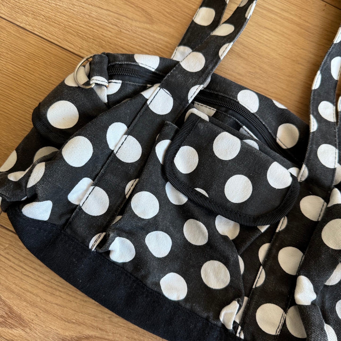 Polka dot bowling bag