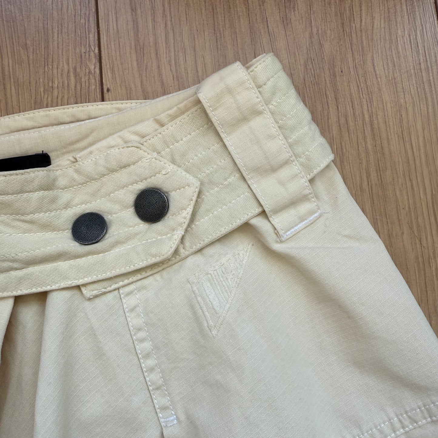 Diesel butter yellow cargo skirt - Size XS + S