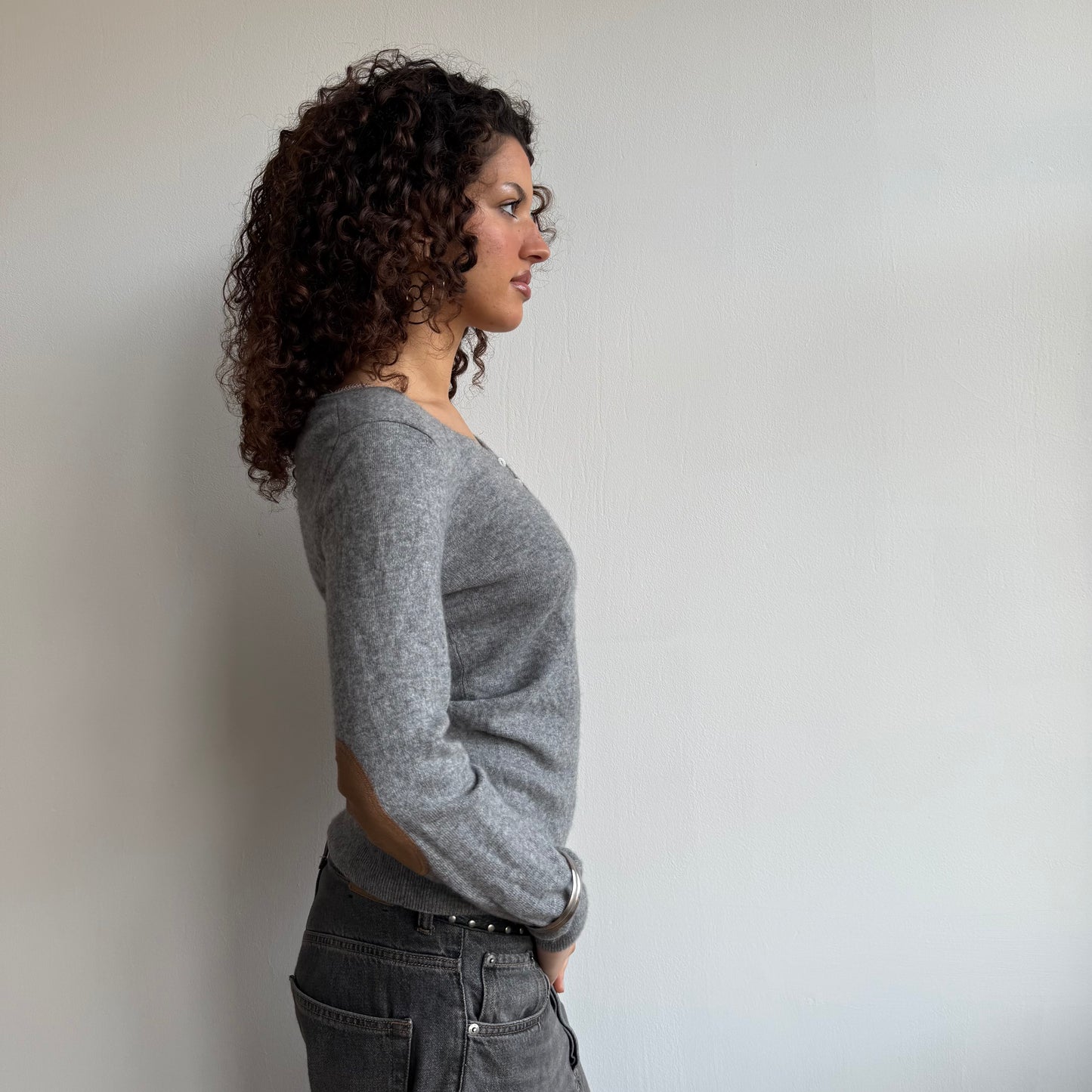 Grey cashmere knit - Size S
