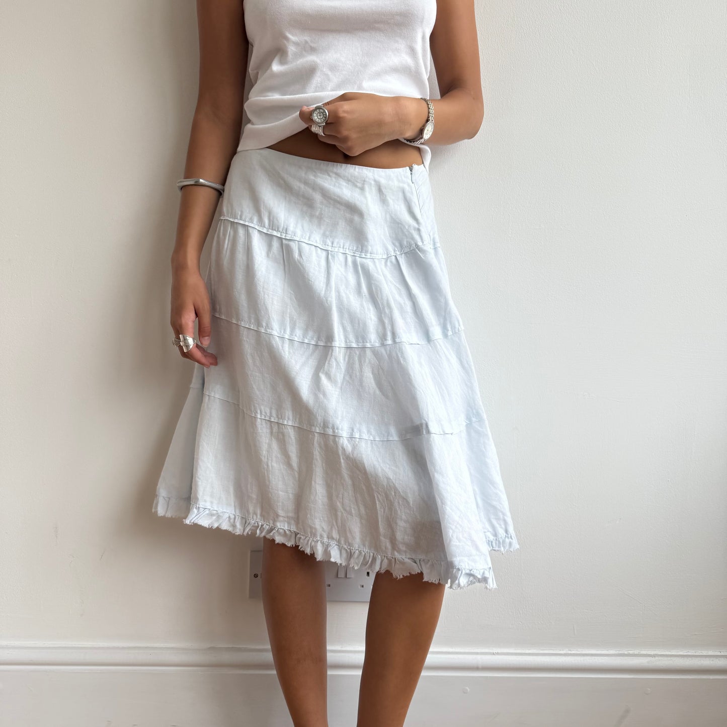 Calvin Klein blue skirt - Size S