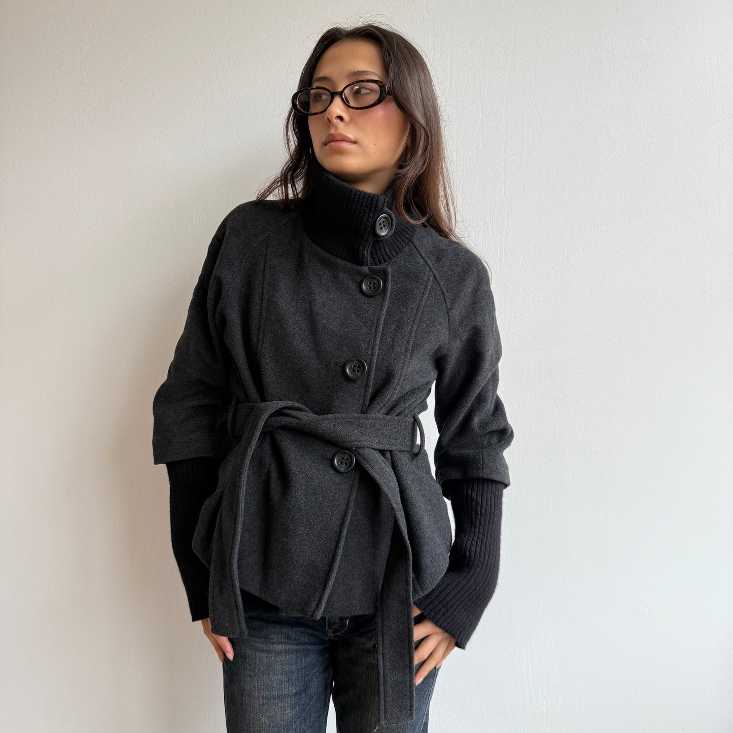 Bi-material jacket - Size S