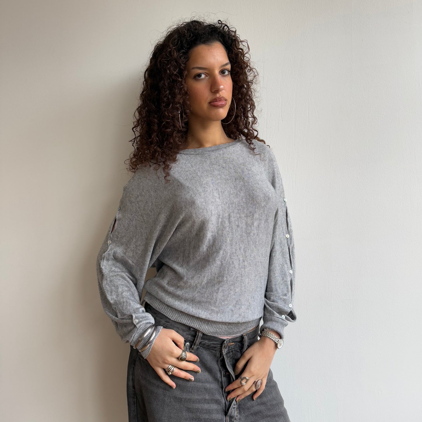 Cop Copine grey knit - Size S