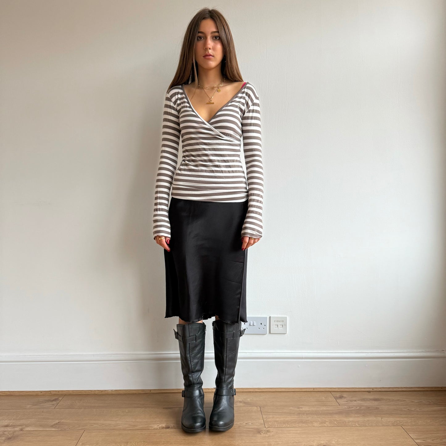Black 90’s buckle boots - Size EU41