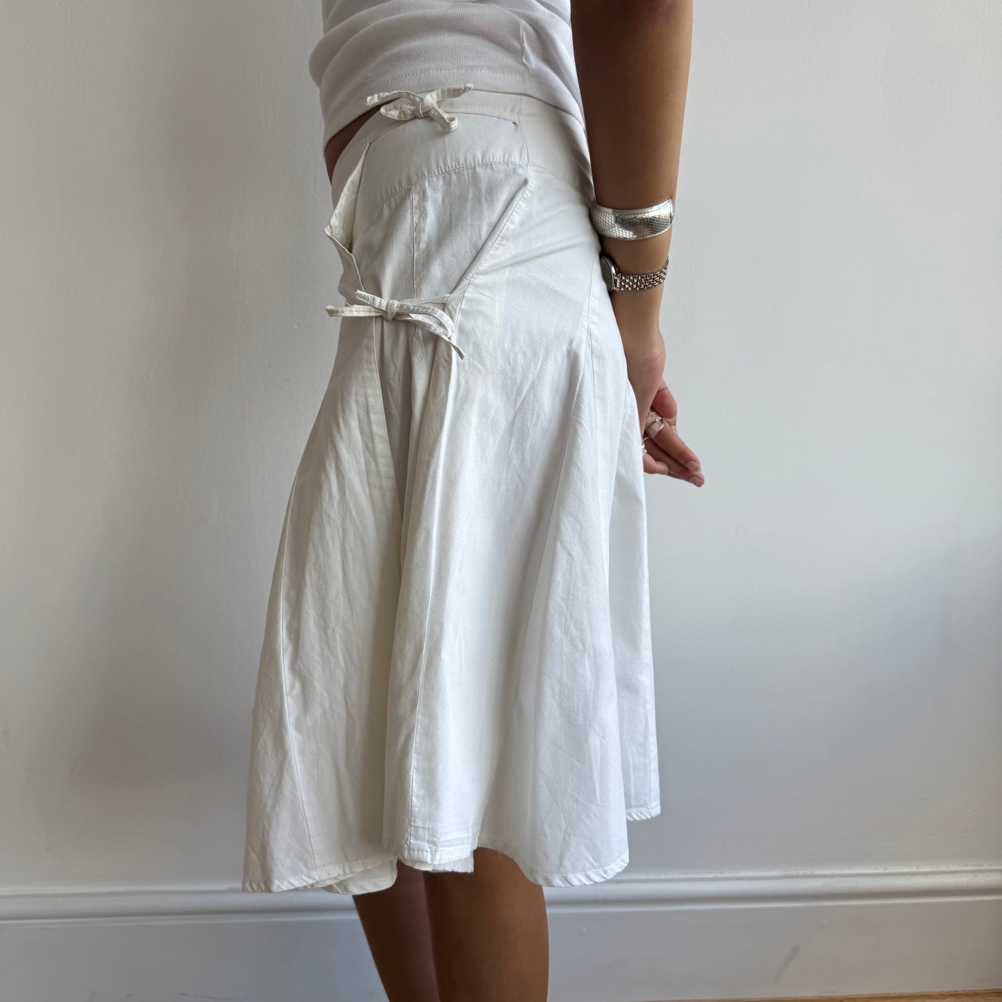 Desigual white wrap skirt - Size S