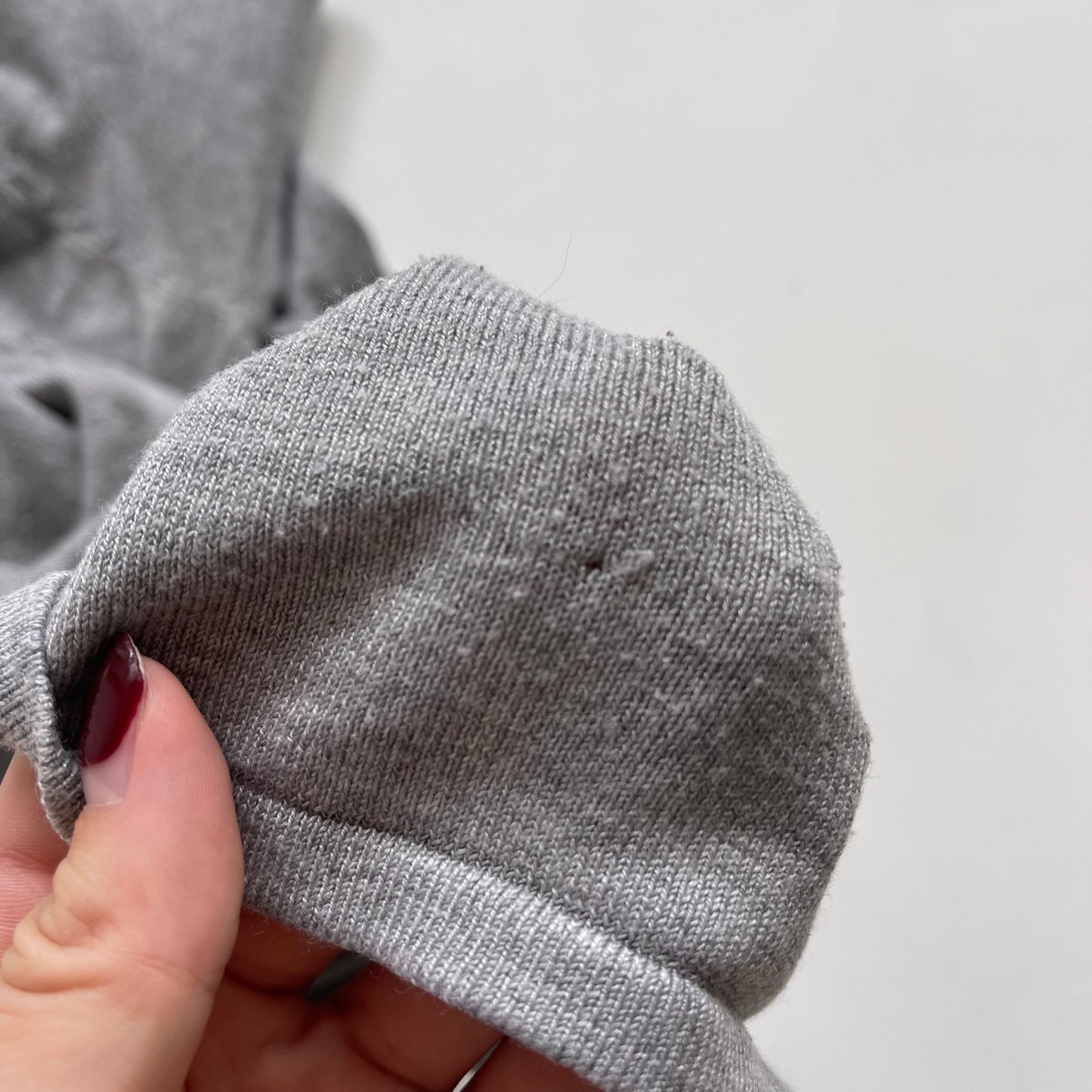 Grey long sleeve jumper - Size S