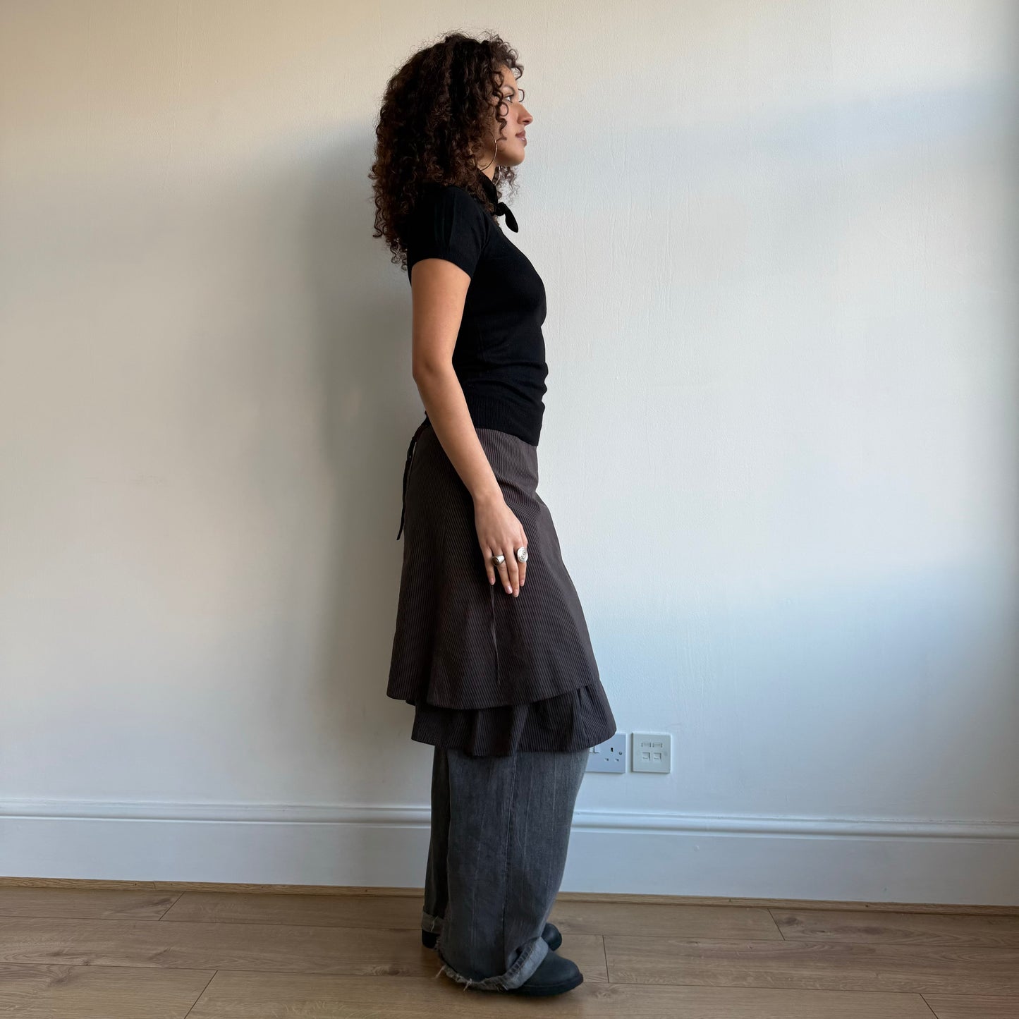 Brown archival skirt - Size S