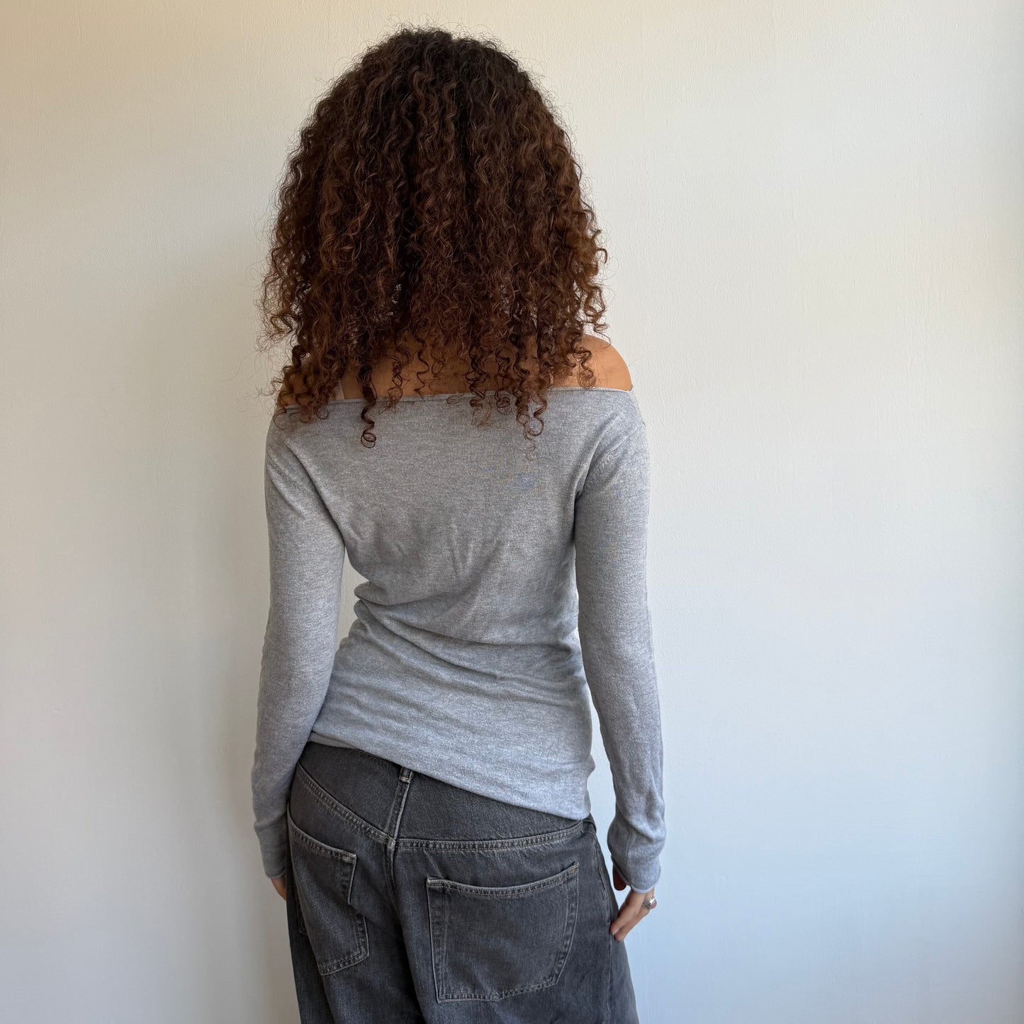 Grey slouchy knit - Size S