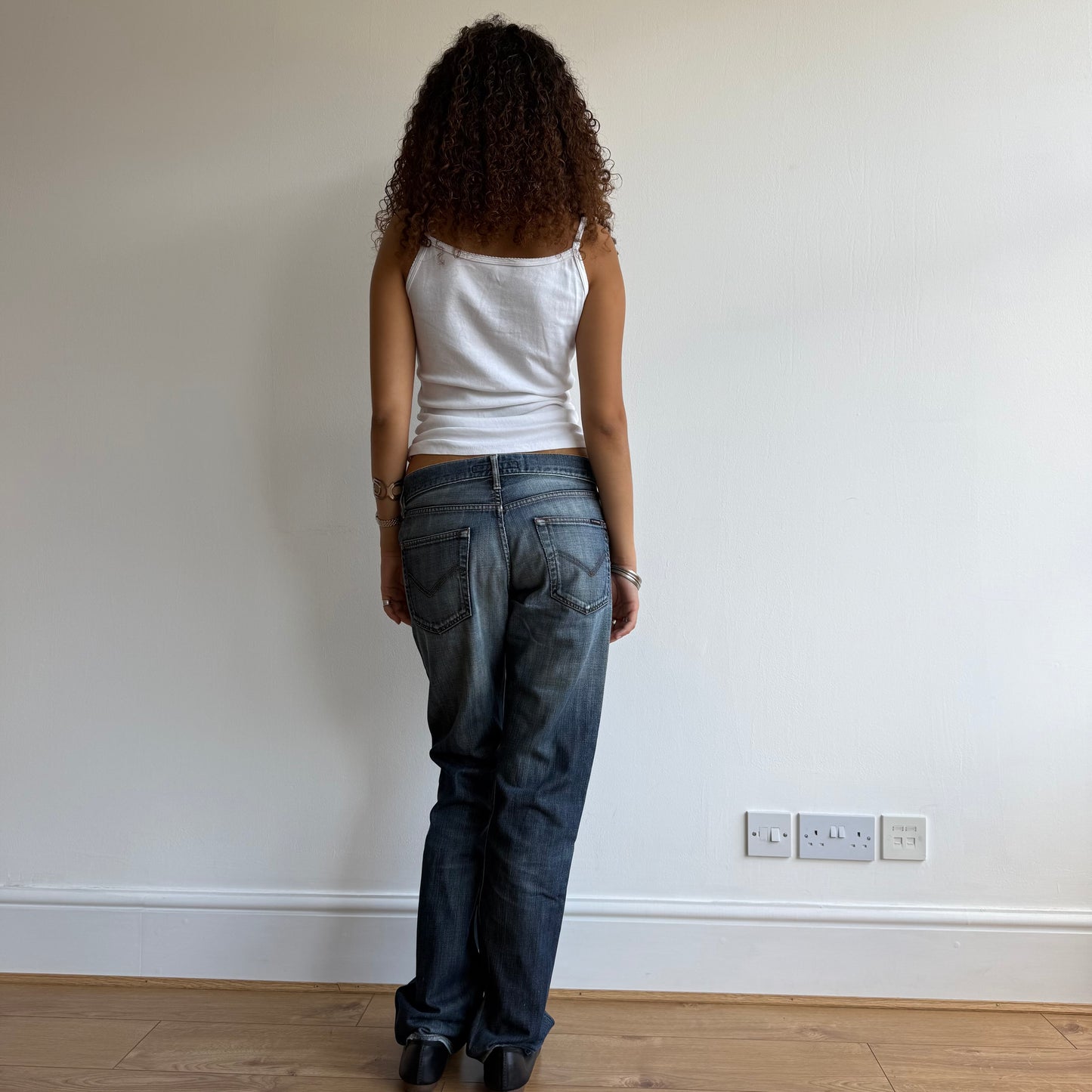 Blue ‘Energie’ 90’s jeans - Size M