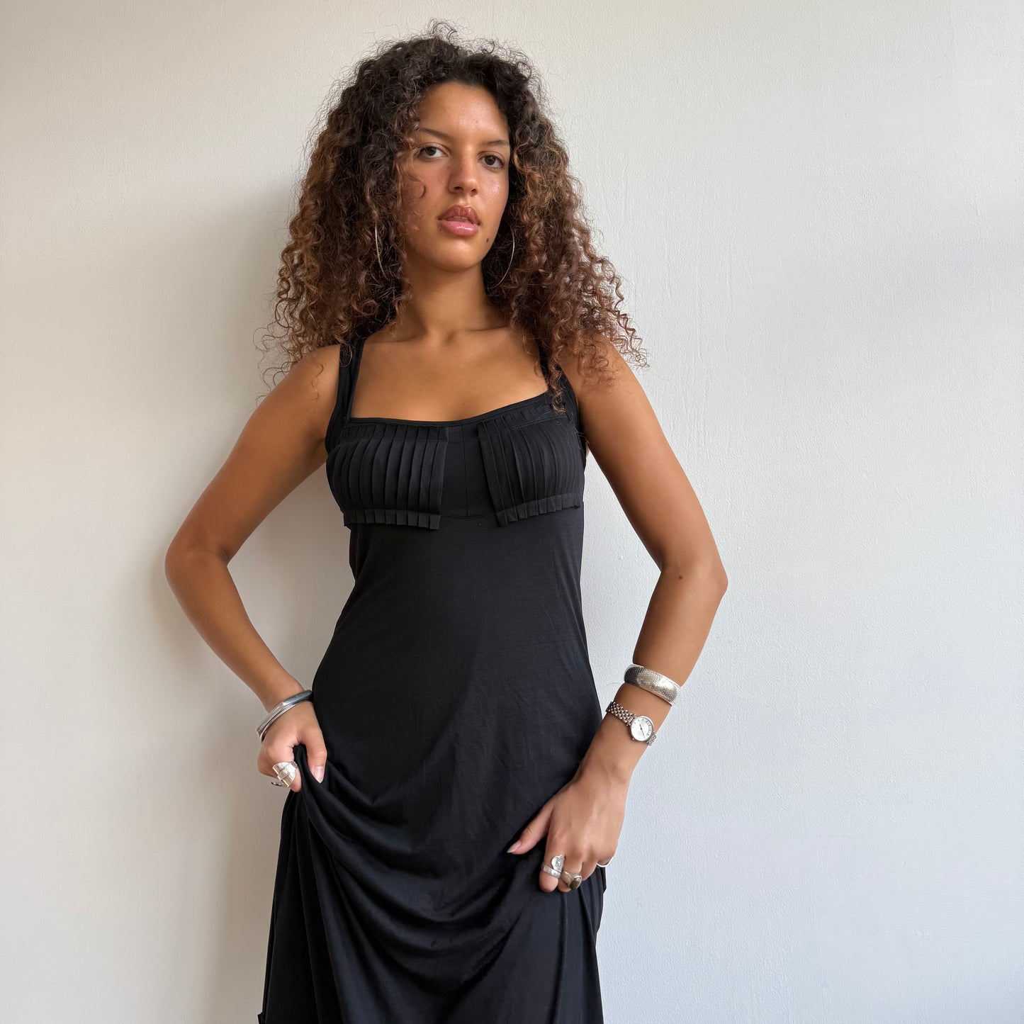 Cop Copine black maxi dress - Size S
