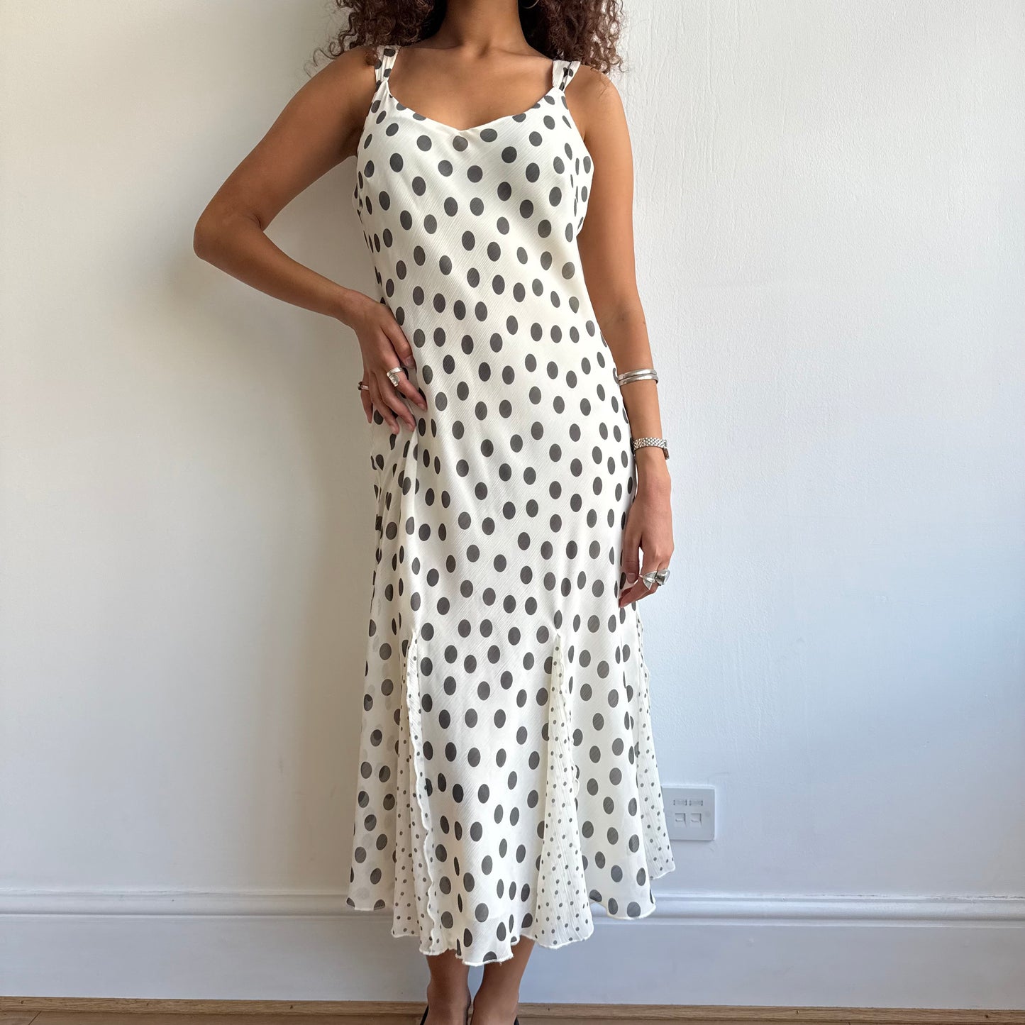 Polka dot maxi dress - Size M/L