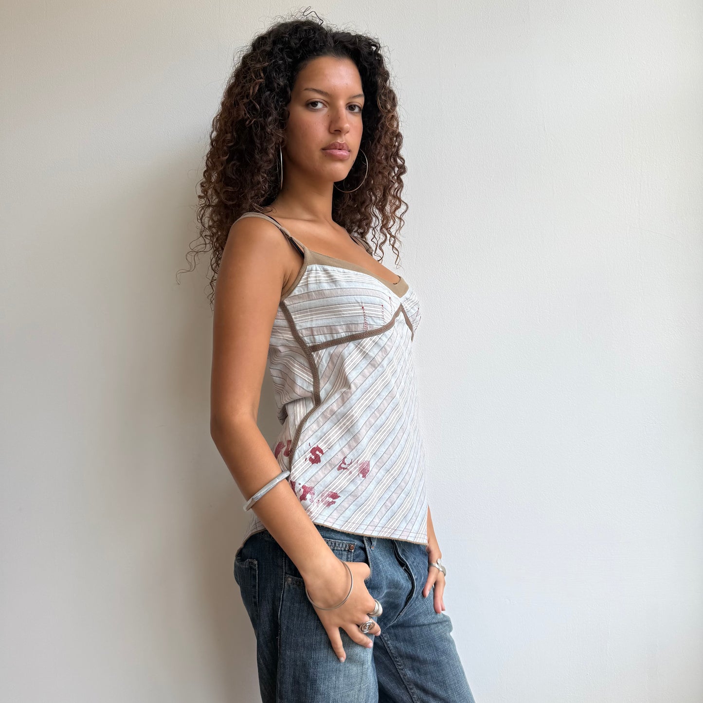 Cop Copine striped cami - Size M/L