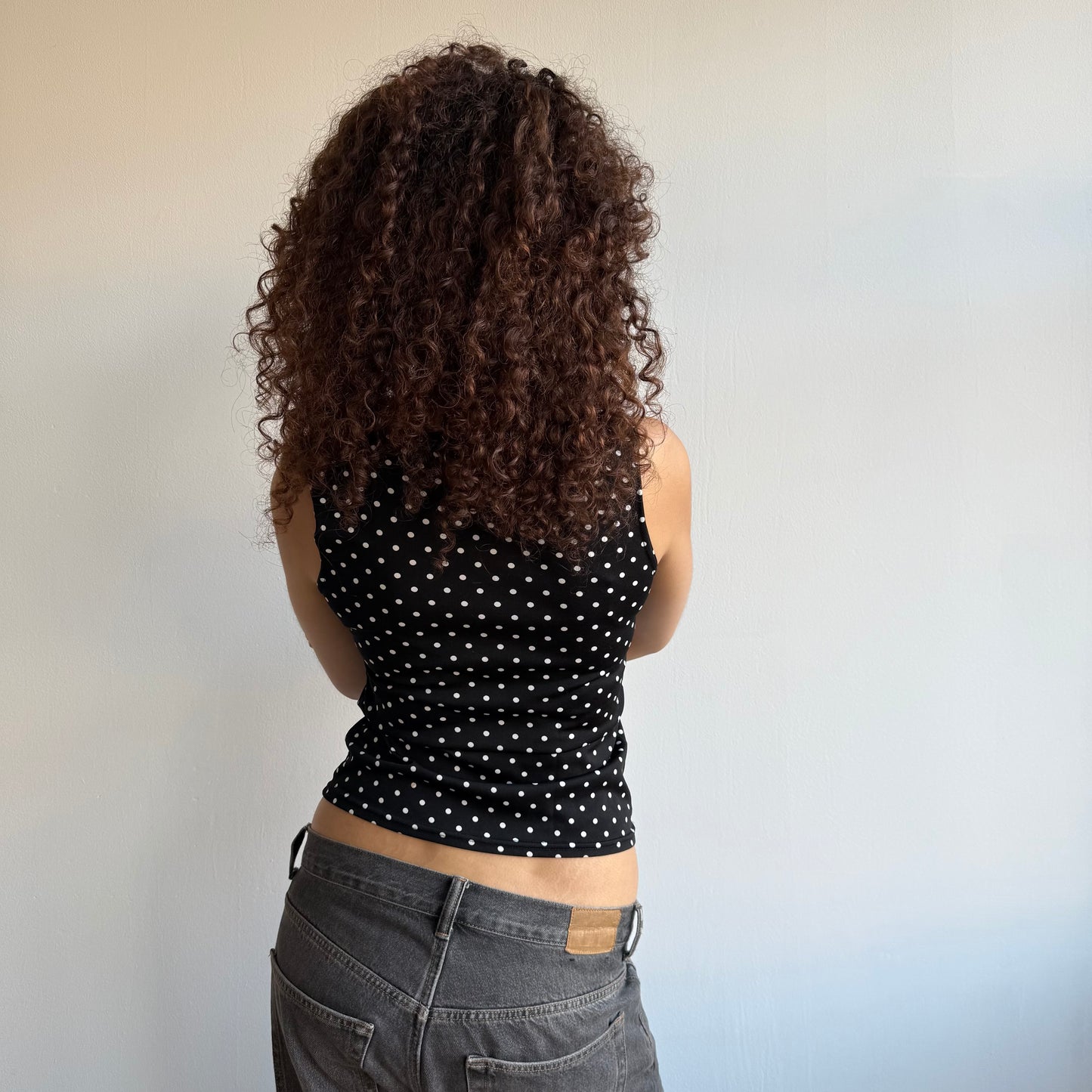 Polka dot top - Size S