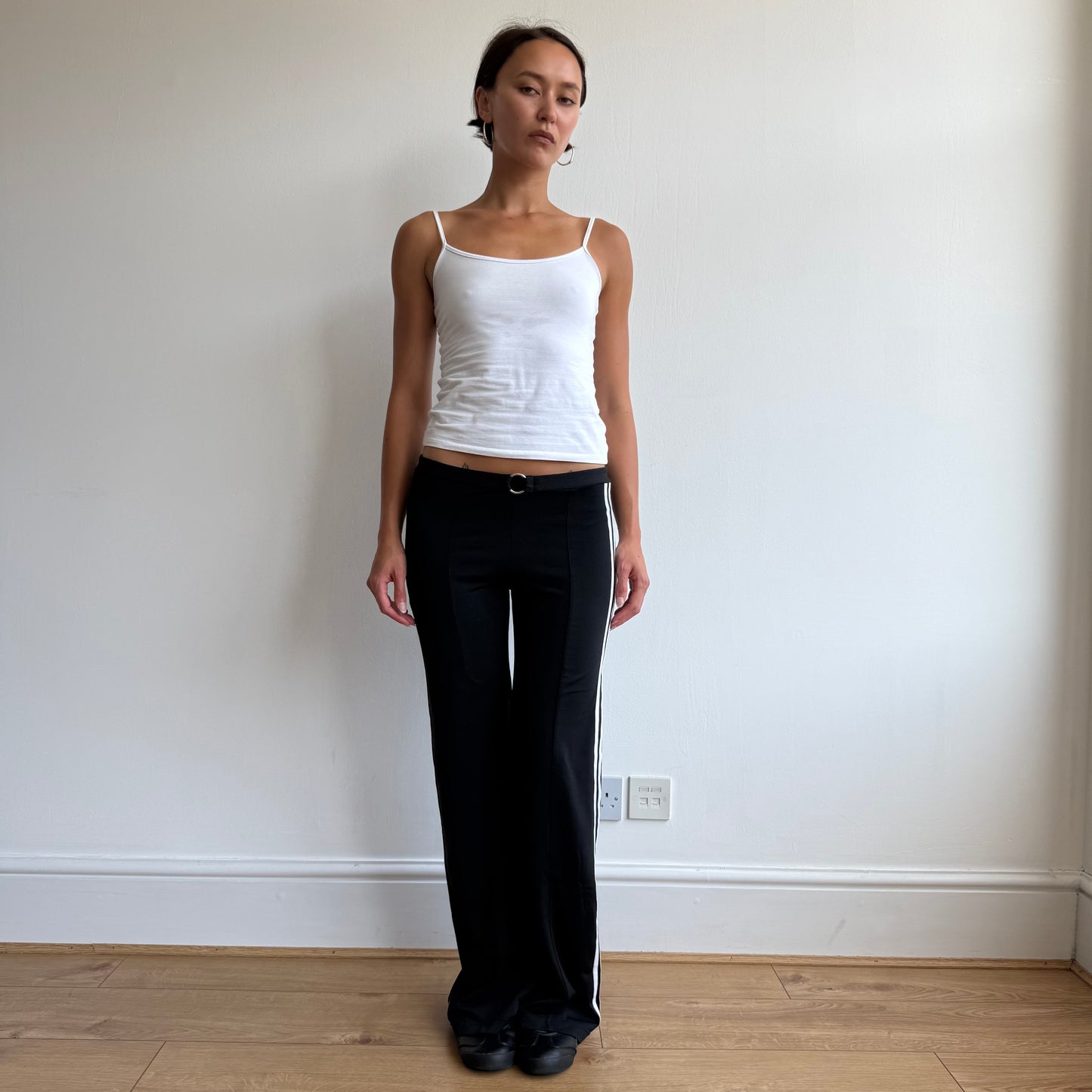 Black Adidas o-ring yoga pants - Size S