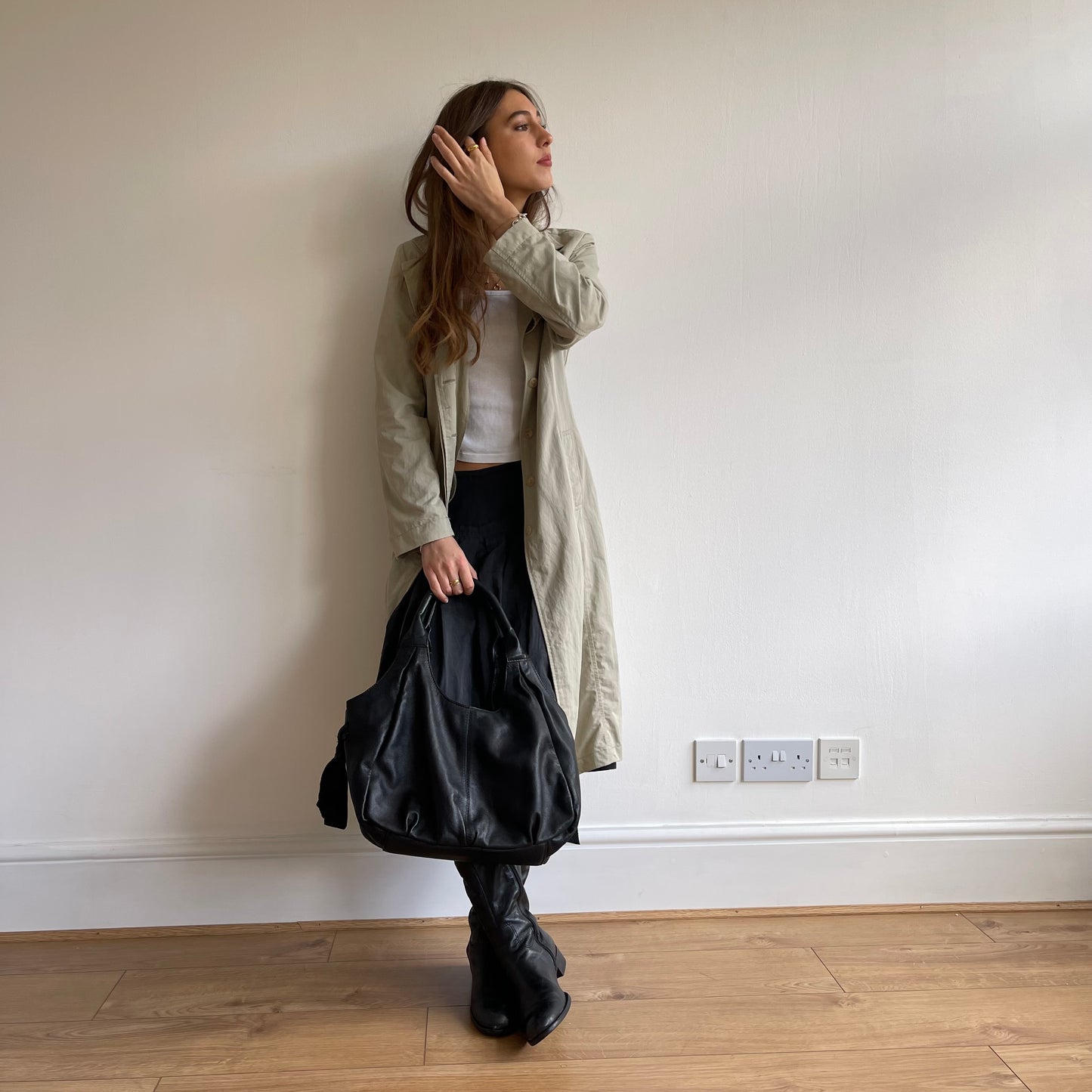 Beige trench coat - Size XS