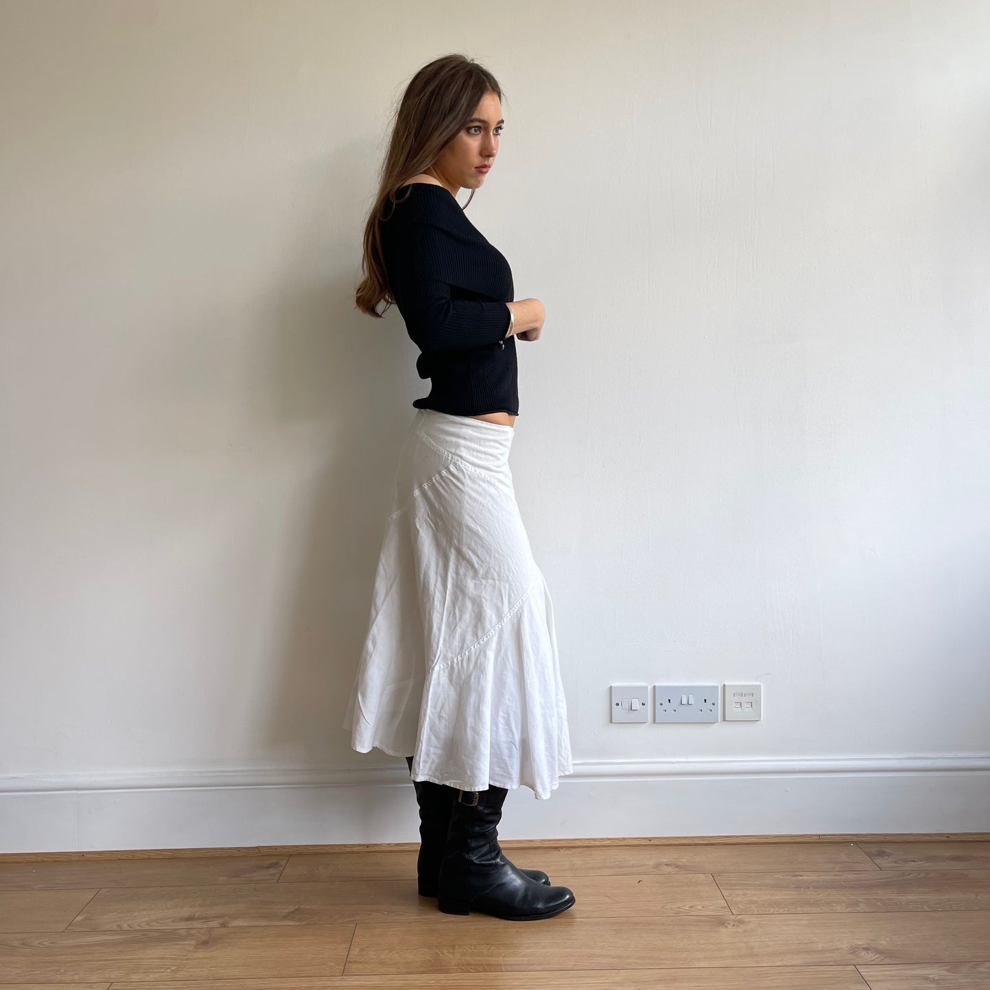 Black bardot knit - Size S