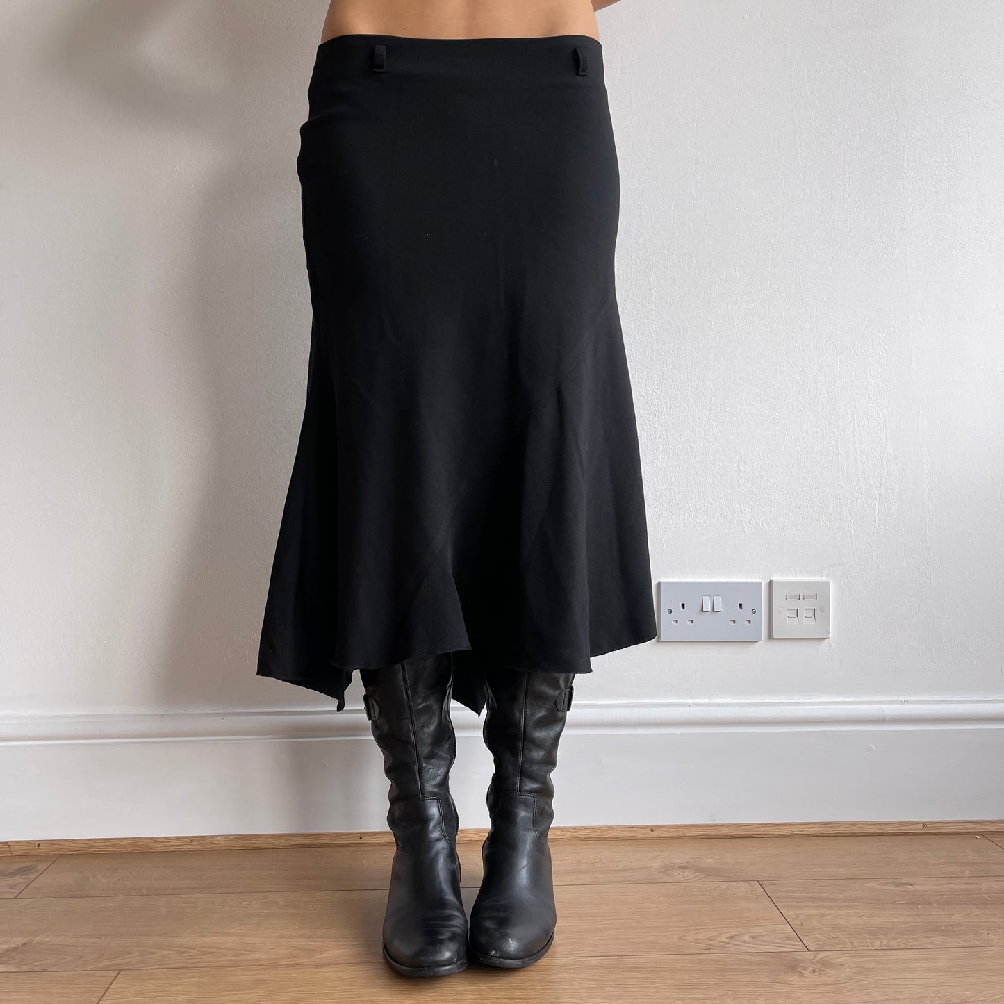 Black 90’s midi skirt - Size S