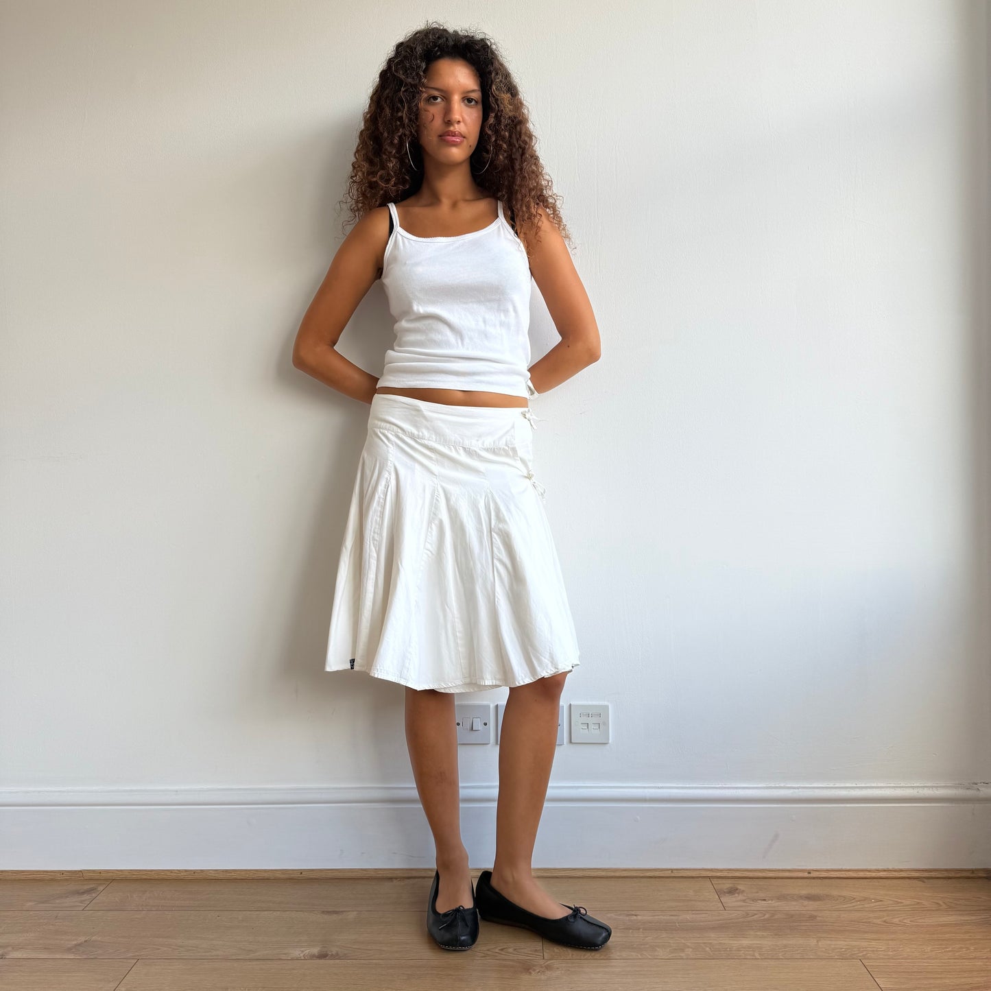Desigual white wrap skirt - Size S