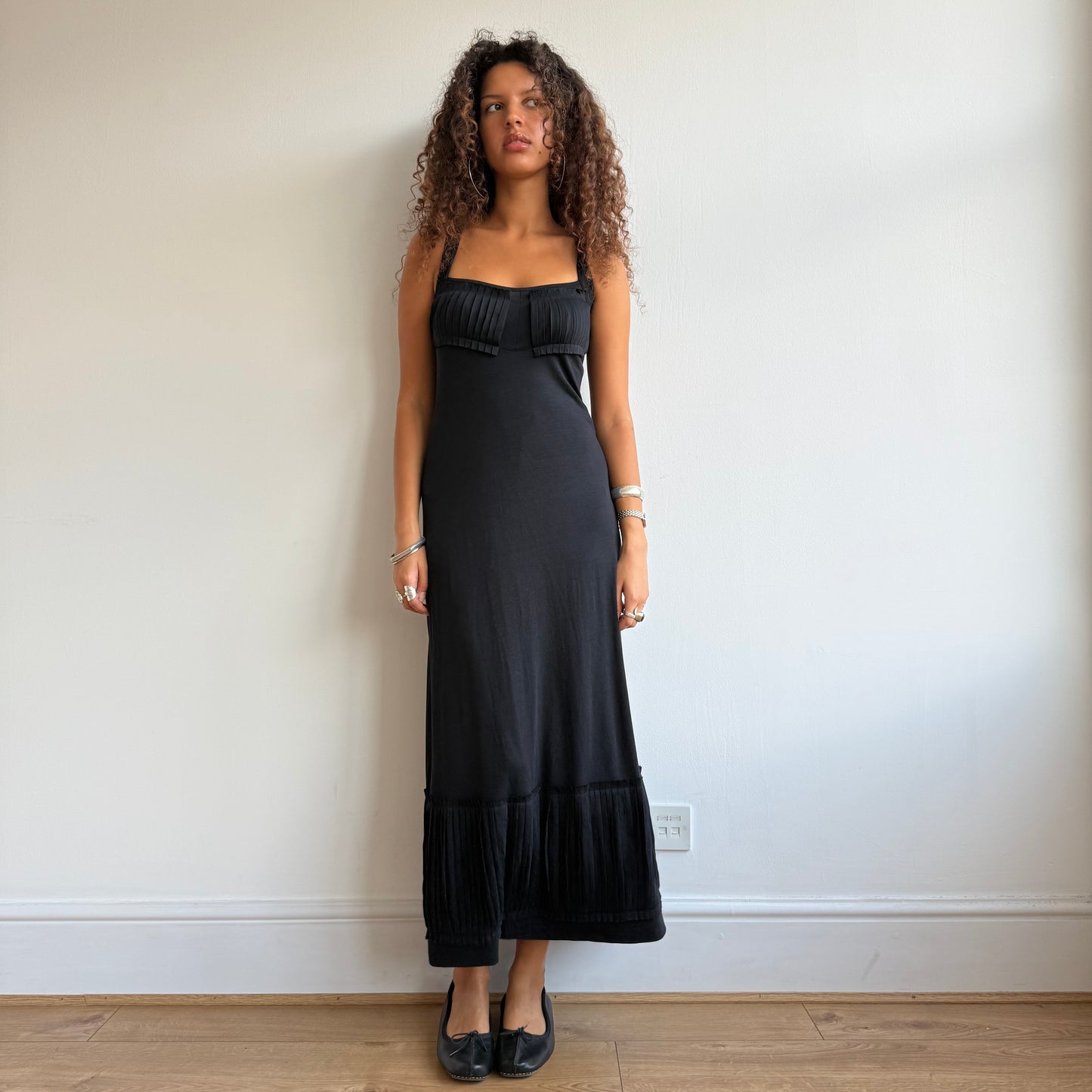 Cop Copine black maxi dress - Size S