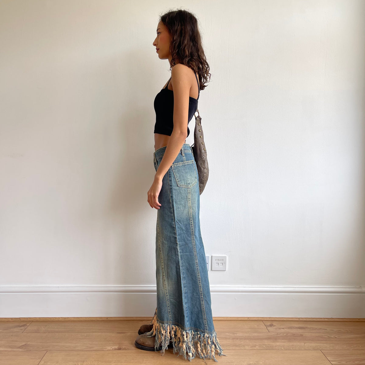 Denim maxi skirt - Size XS