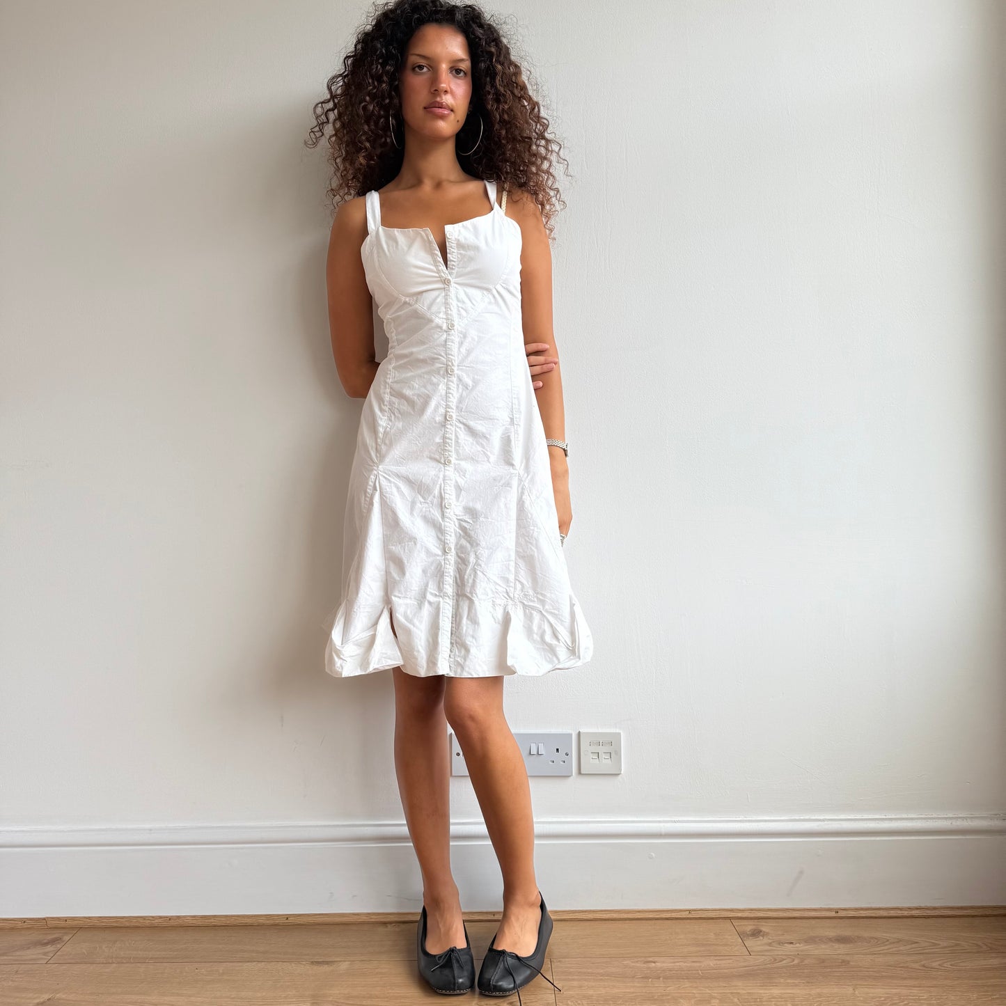 White cargo dress - Size XS