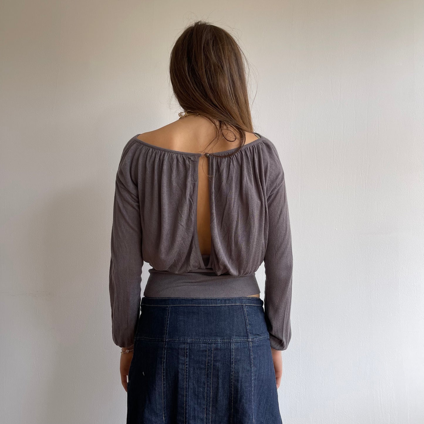 Grey slouchy jumper - Size S