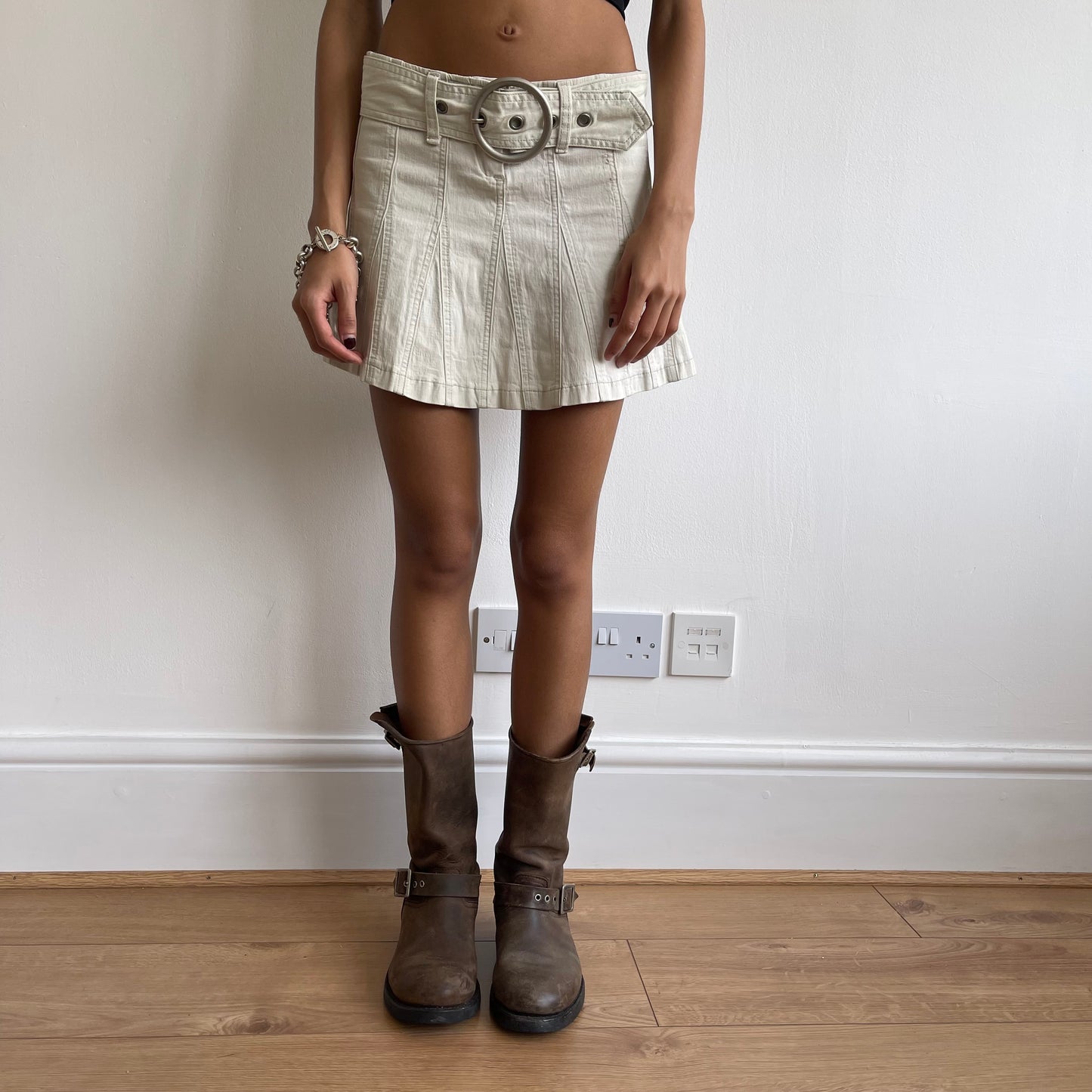 Belt mini skirt - Size XS