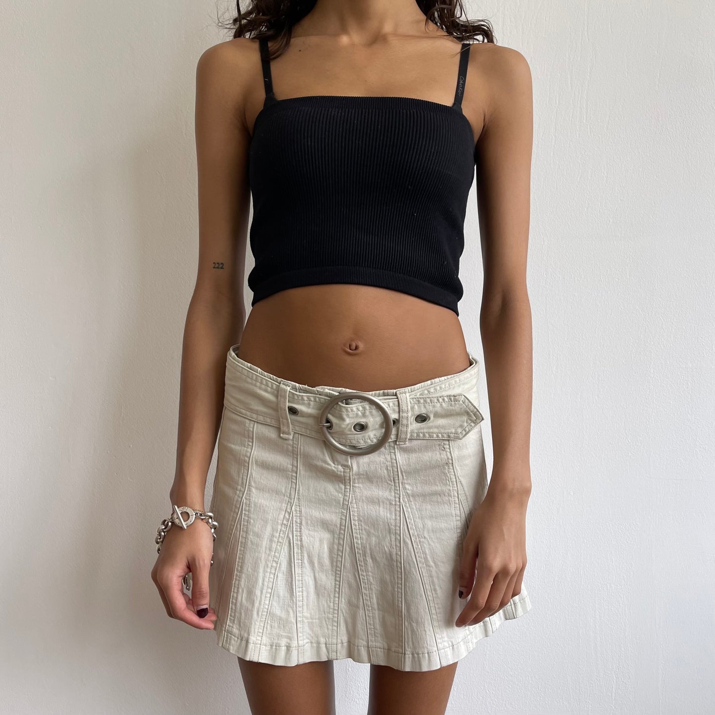 Belt mini skirt - Size XS