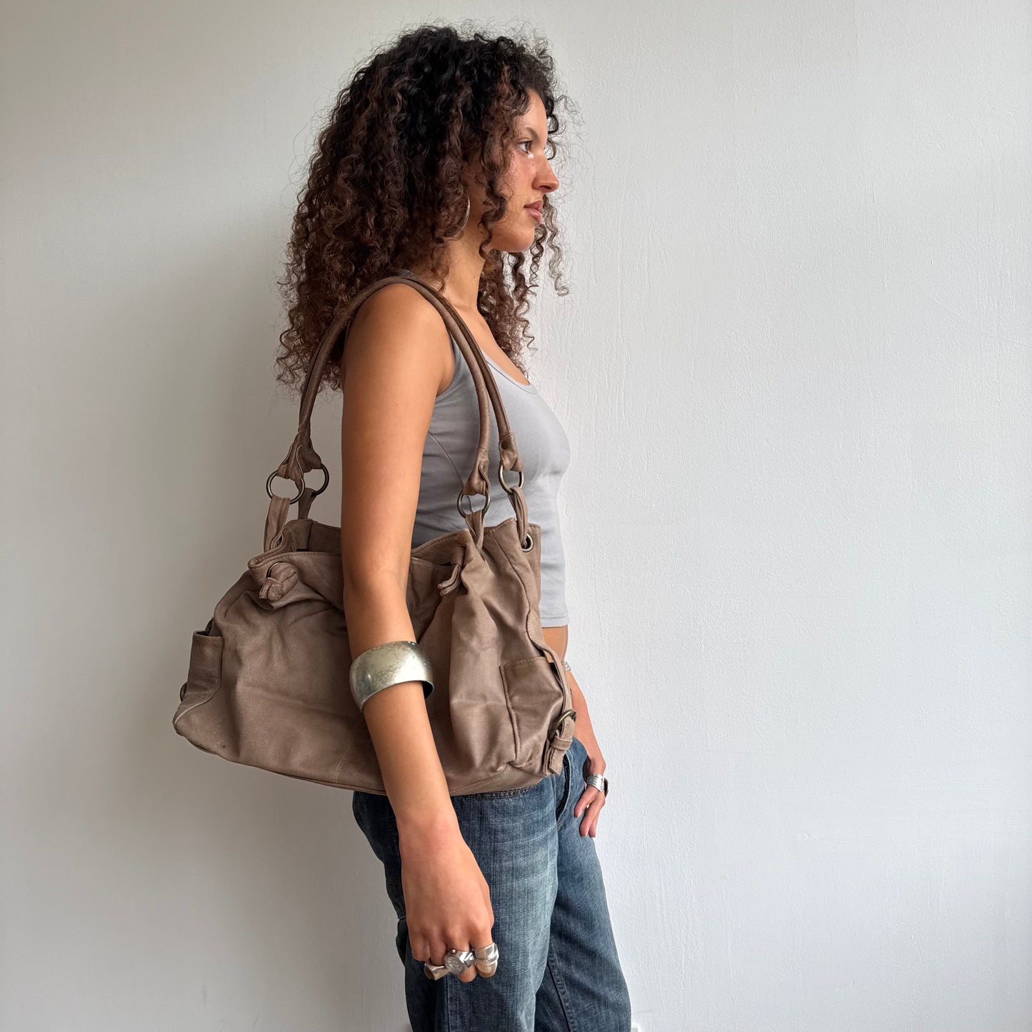 Brown boho bag