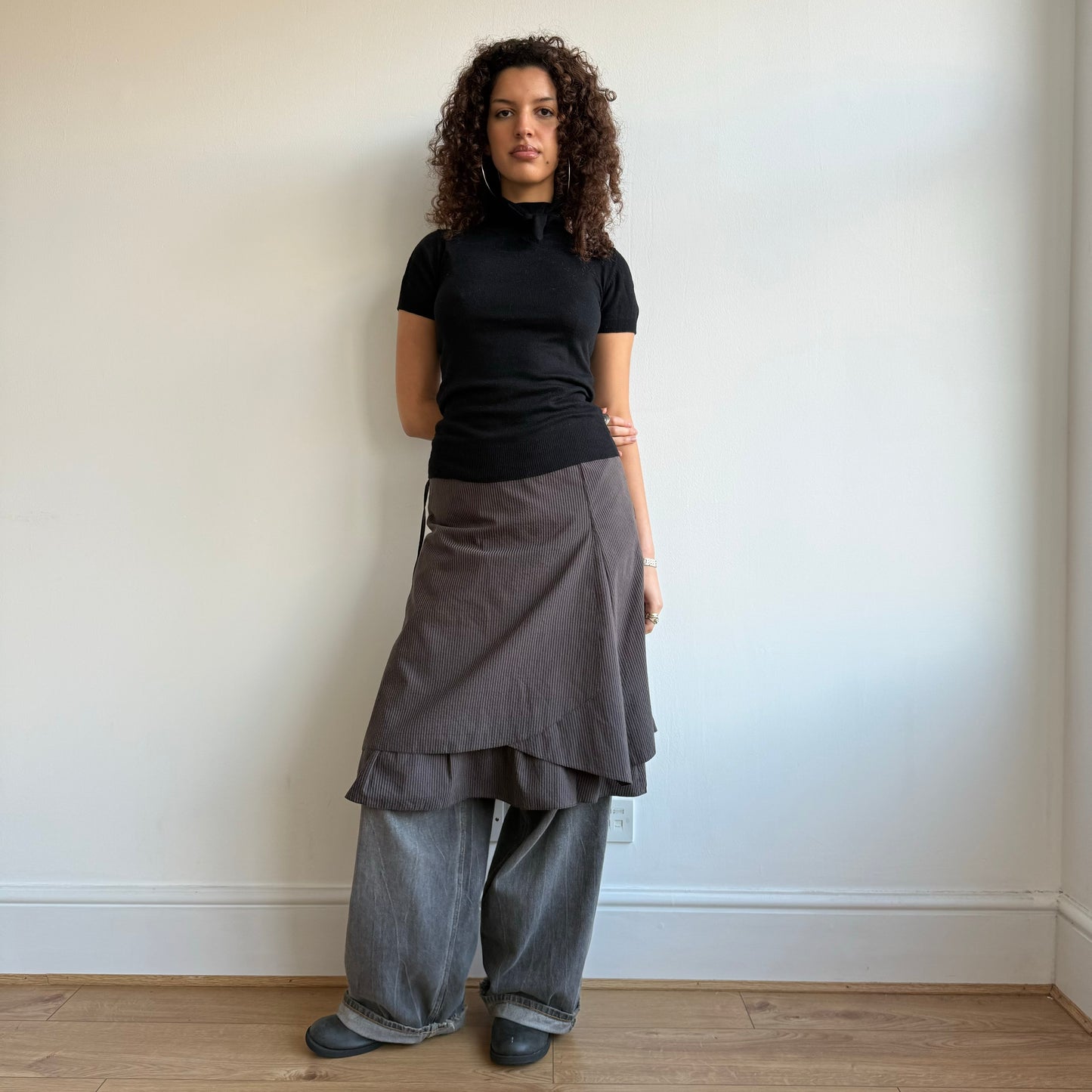 Brown archival skirt - Size S