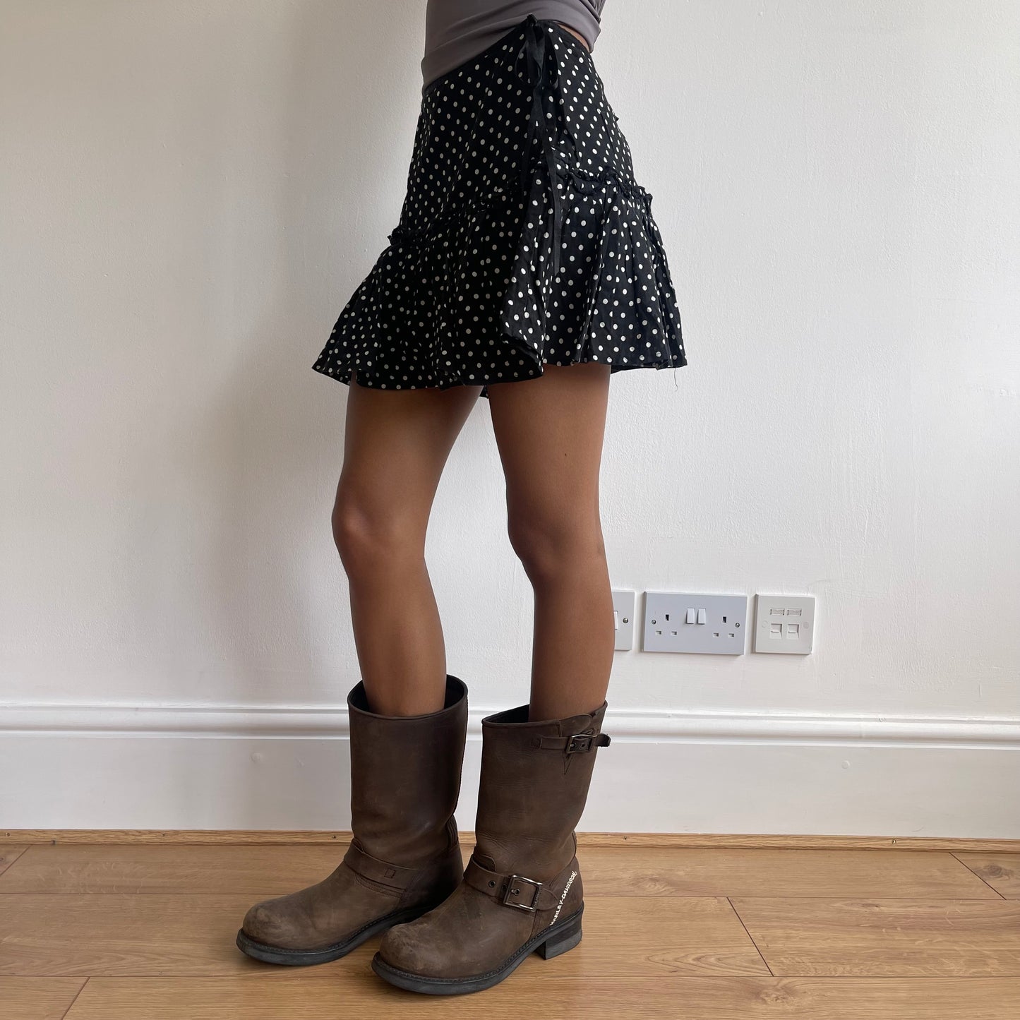Brown Harley Davidson boots - Size UK6/EU39