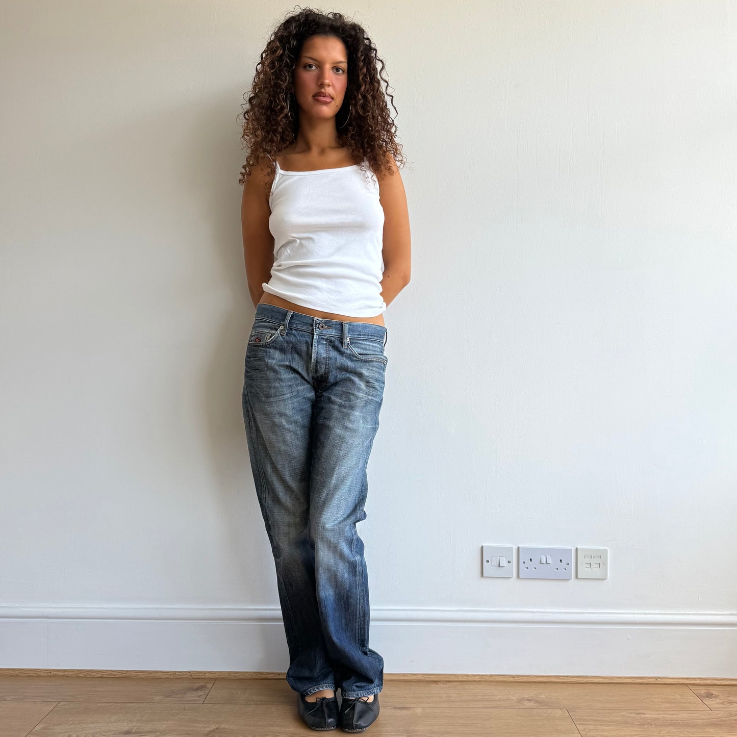 Blue ‘Energie’ 90’s jeans - Size M